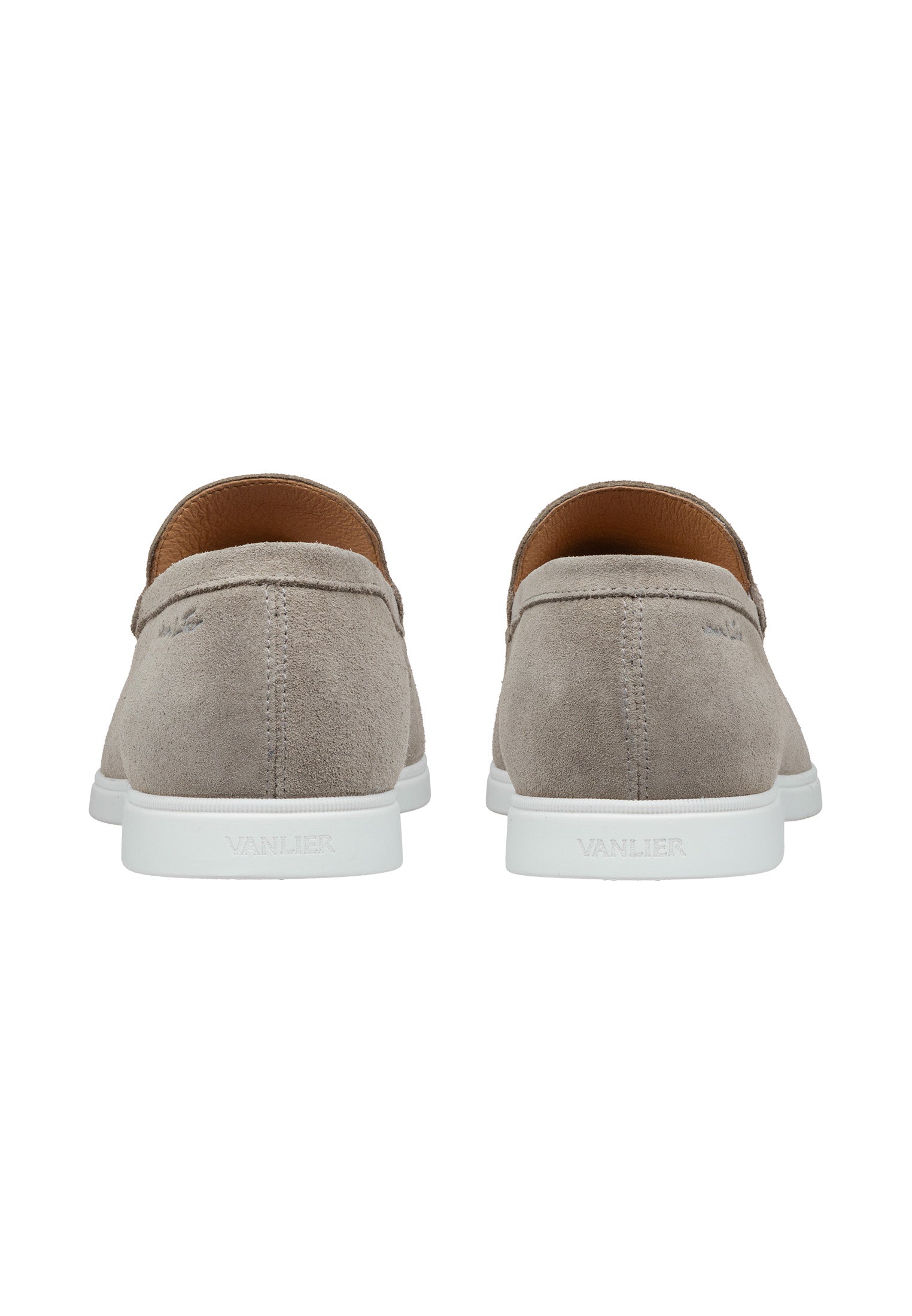 Licht taupe suède Ascona loafer