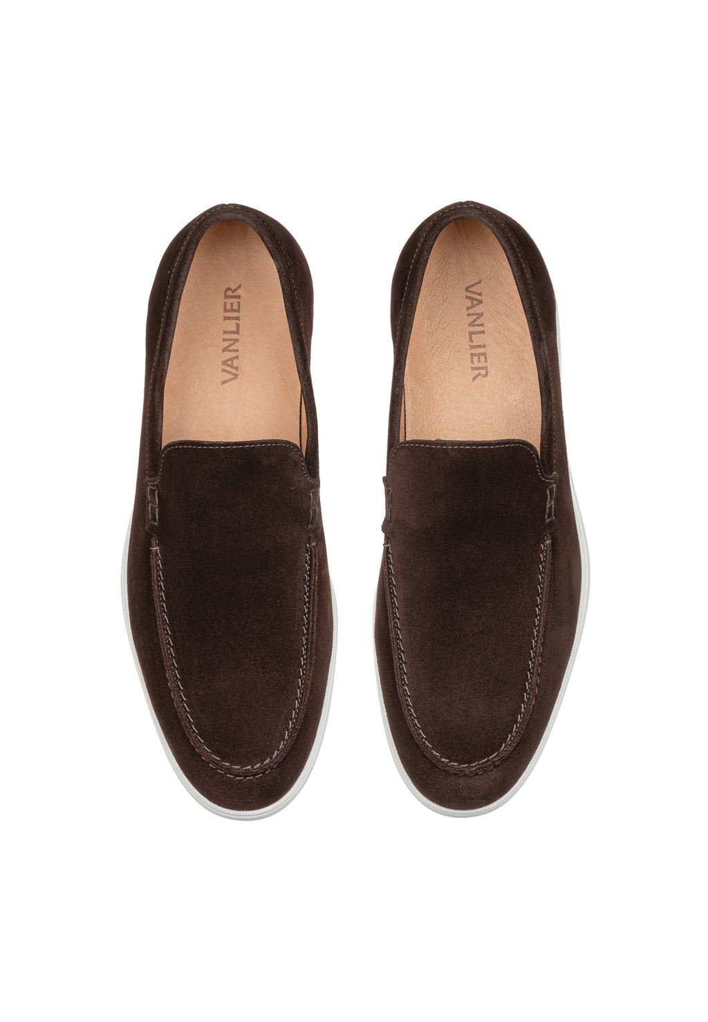 Dunkelbrauner Wildleder Ascona Loafer