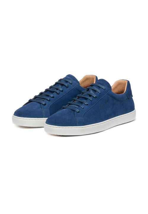 Blauer Wildleder Napoli Sneaker