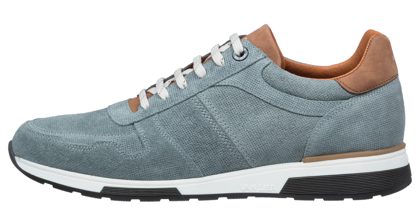 Grau-blauer Wildleder Positano Sneaker