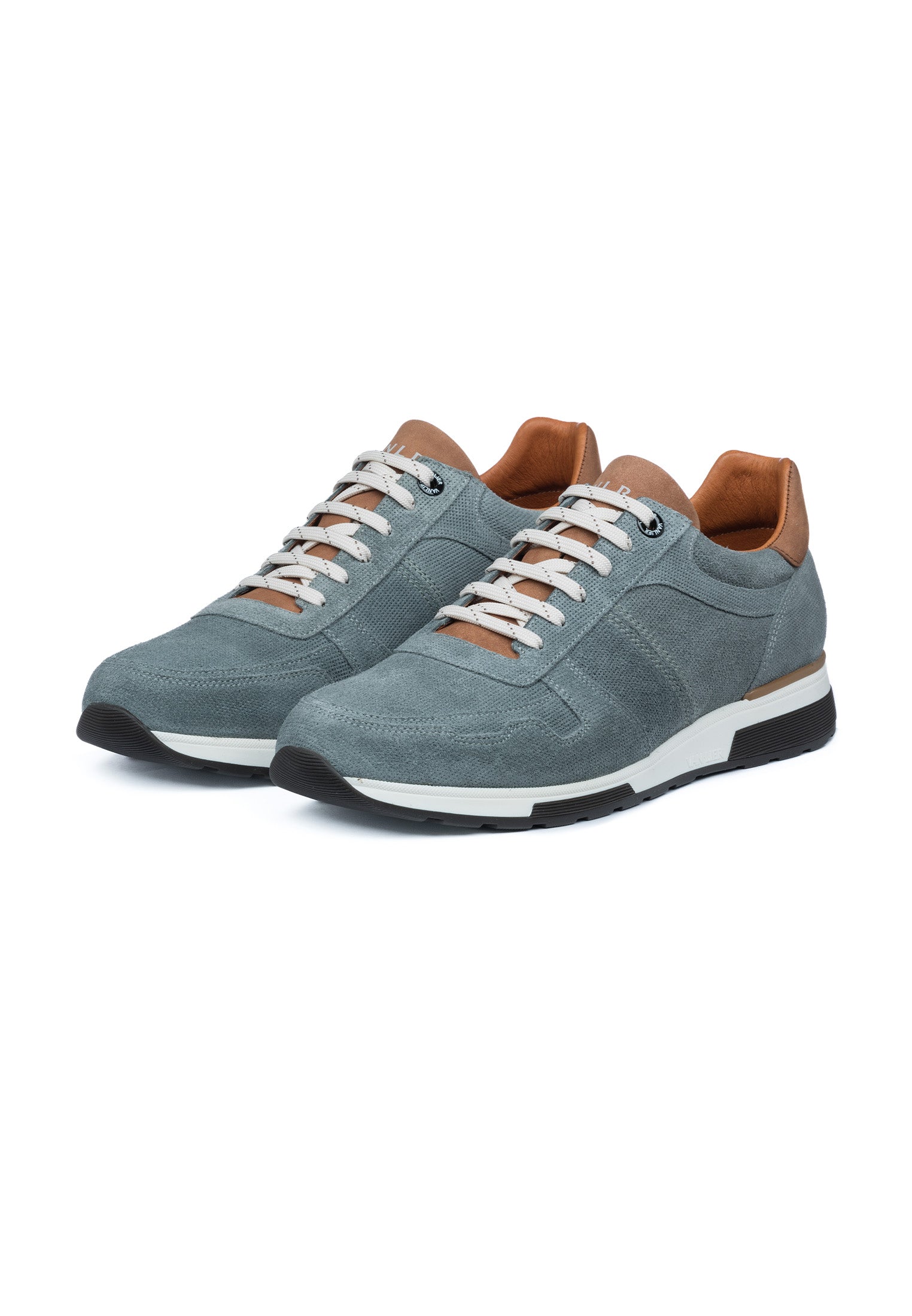 Grau-blauer Wildleder Positano Sneaker
