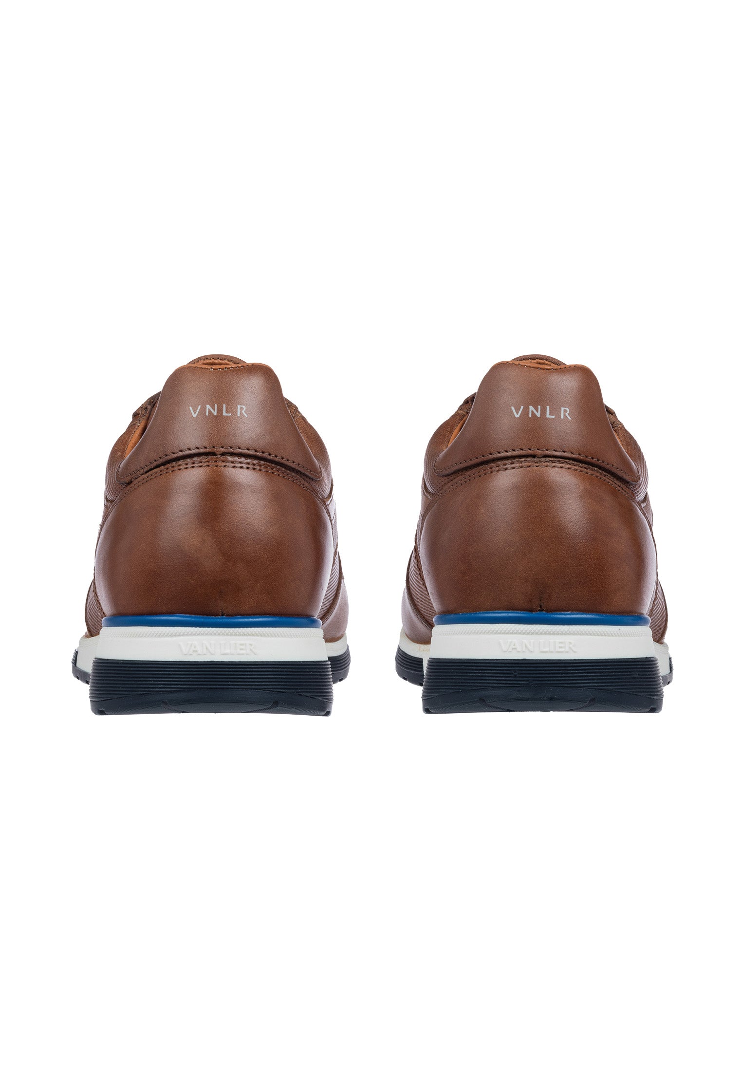 Hell cognac gladleren Positano sneaker
