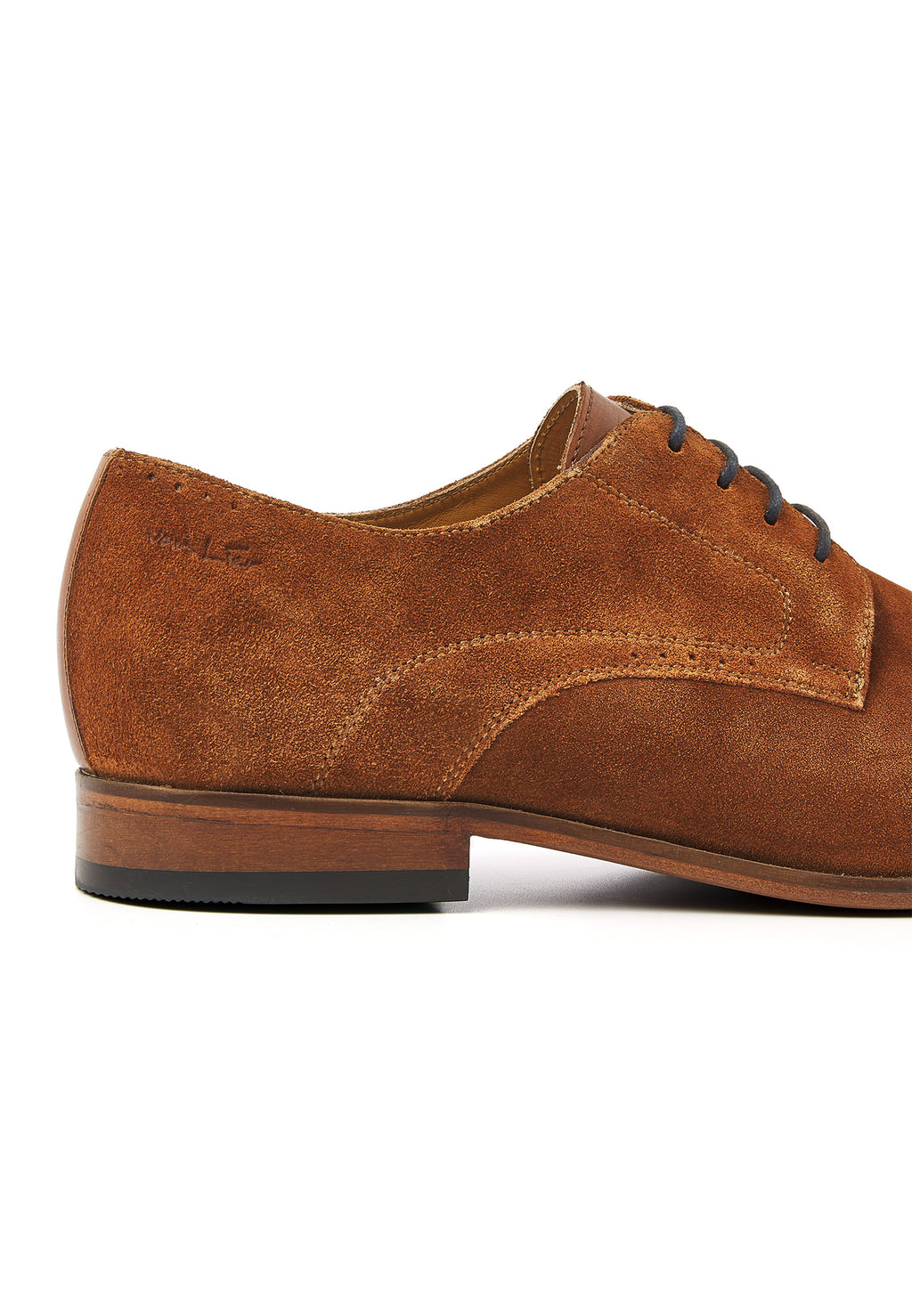 Cognac Wildleder Rhodes Schnürschuh