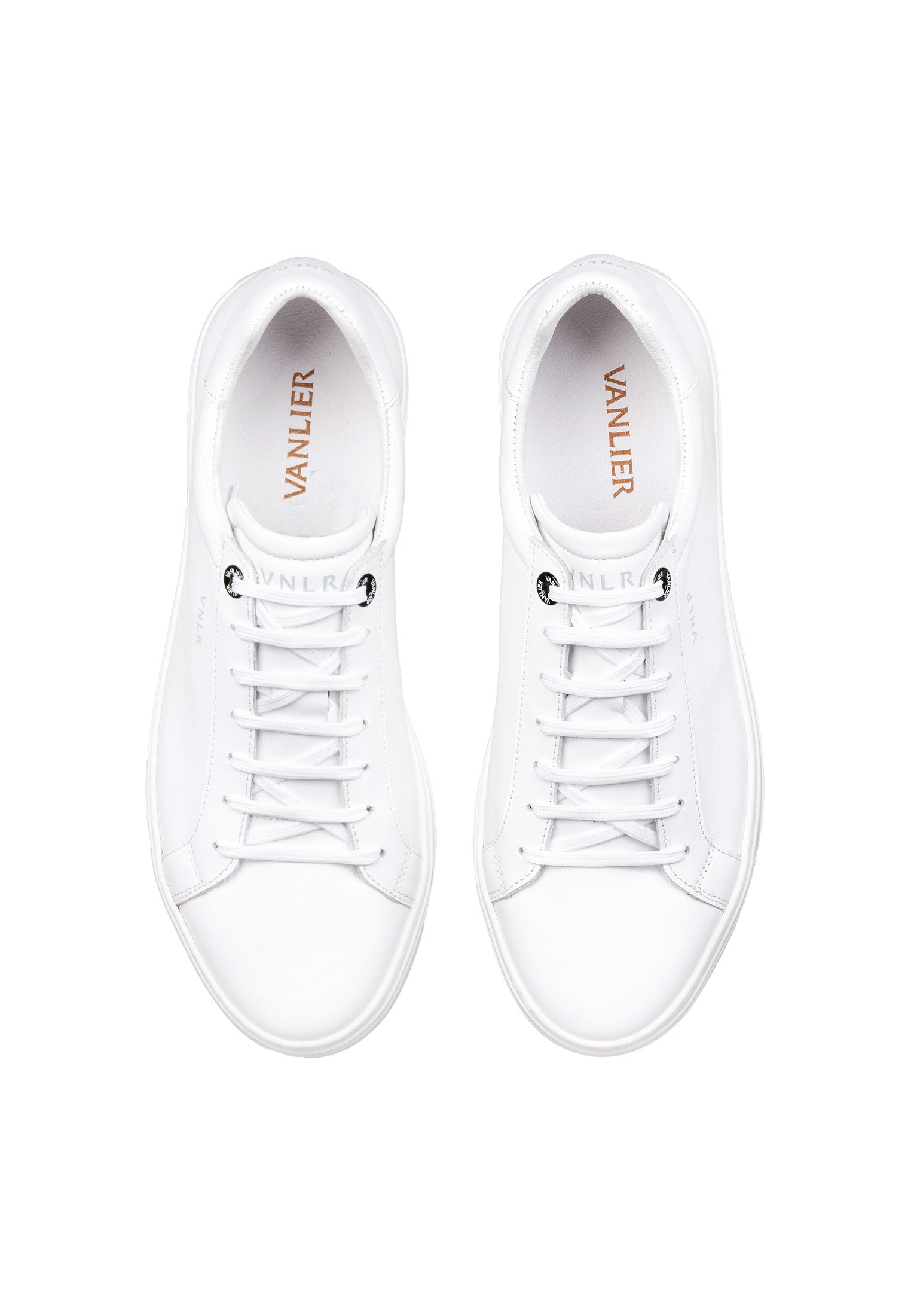 Wit gladleren Barossa sneaker