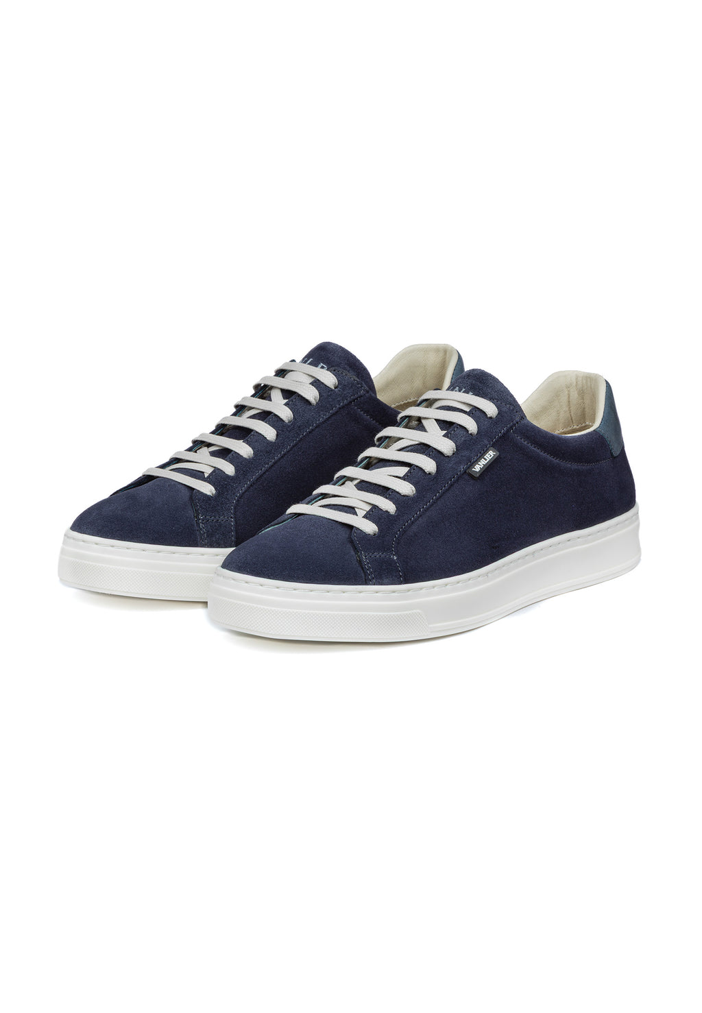 Navy blauw suède Barossa sneaker