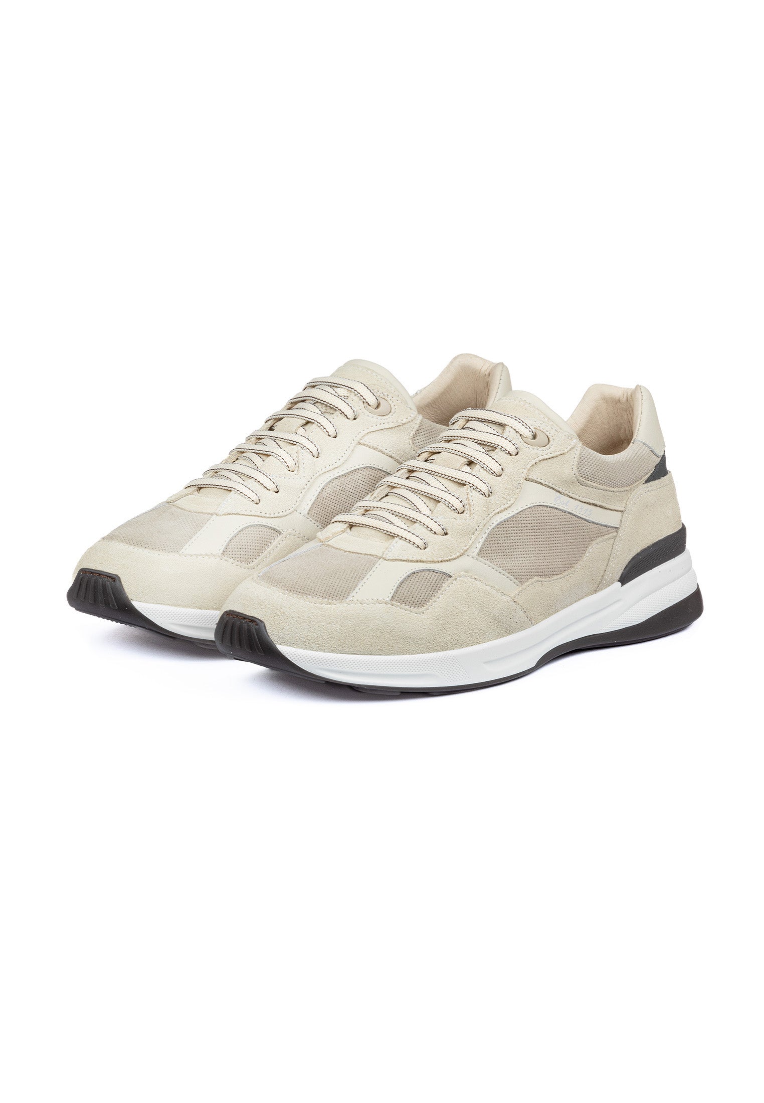 Zand beige suède combi Ferro sneaker