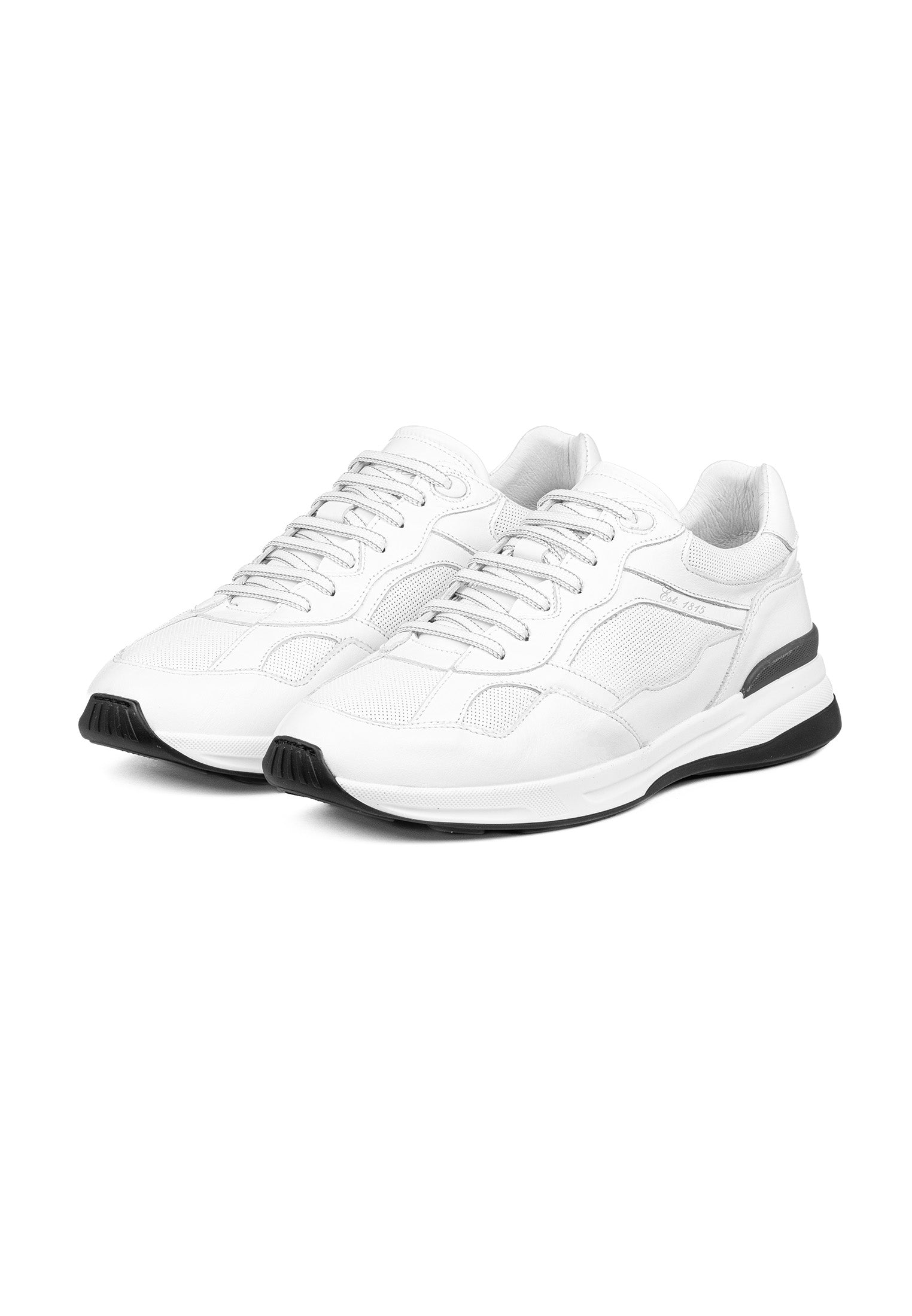 Wit gladleren Ferro sneaker