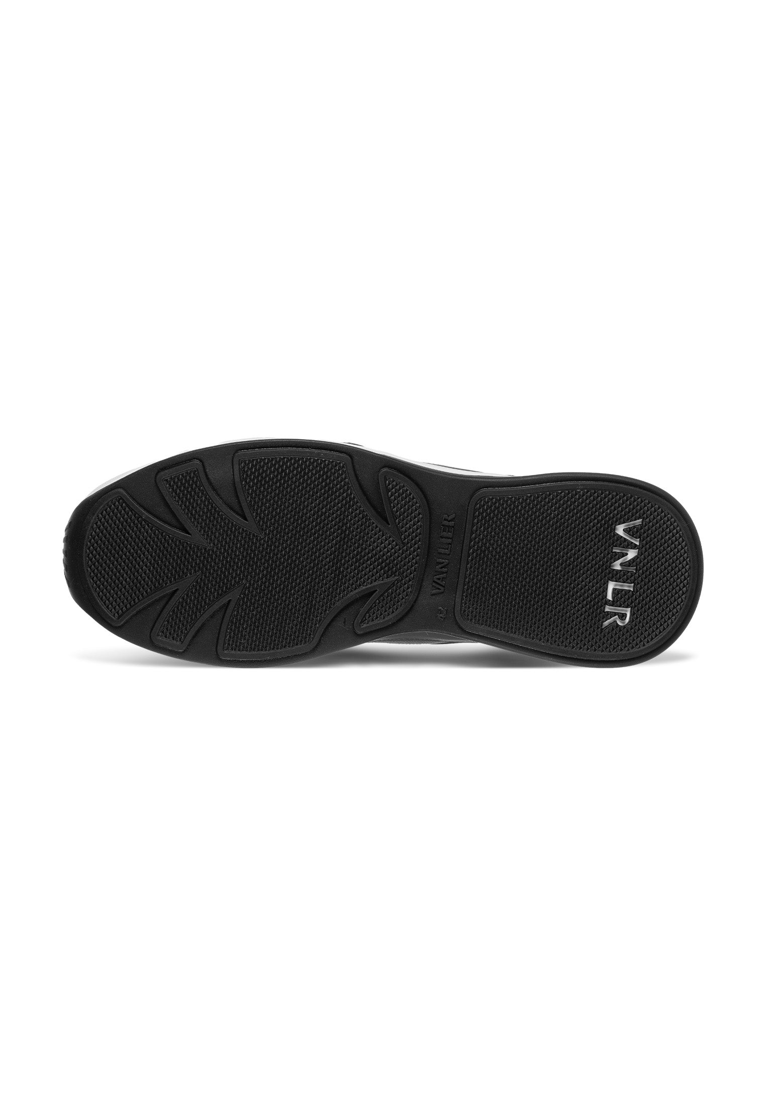 Zwart gladleren Ferro sneaker