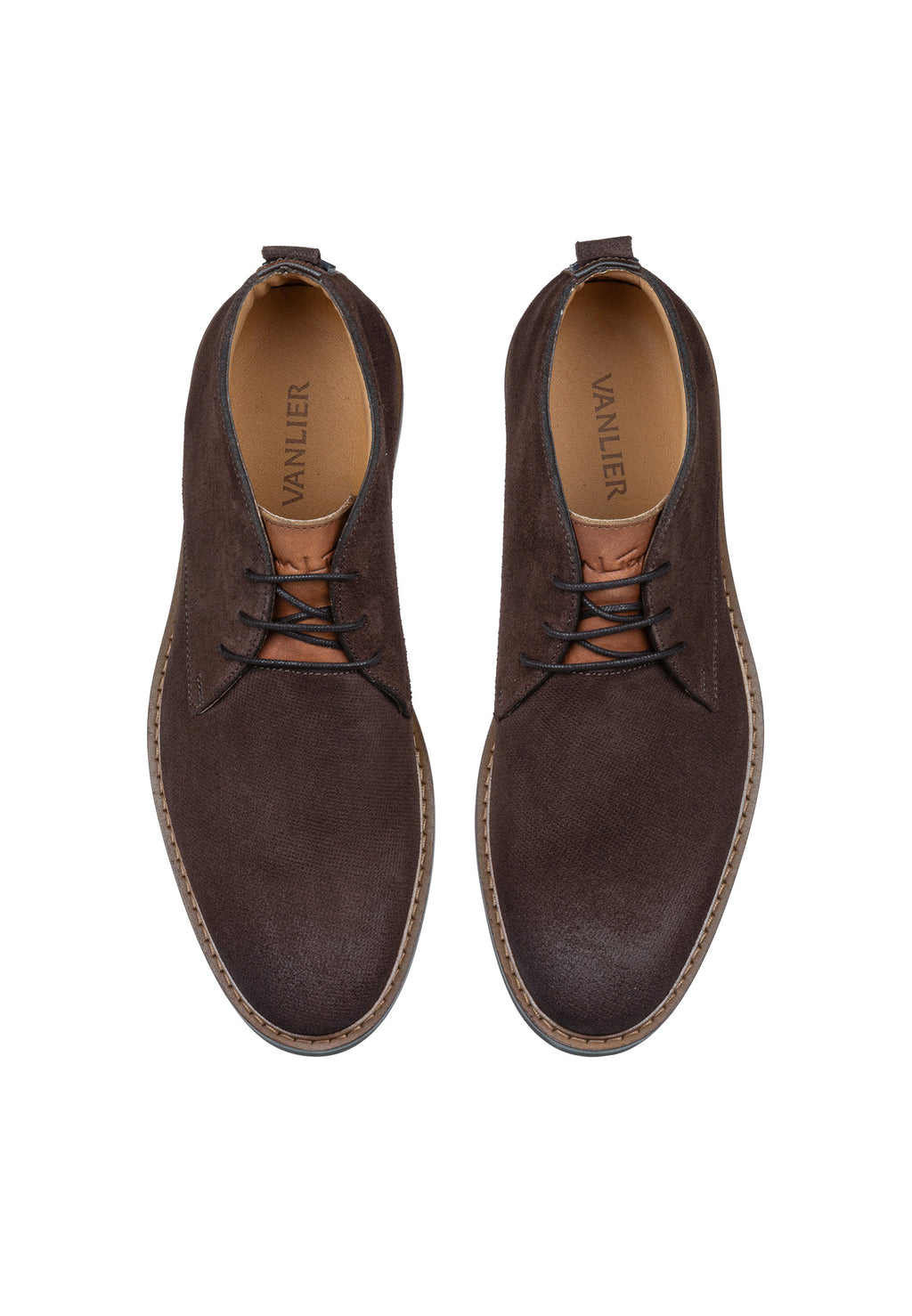 T-moro brauner Wildleder Boston Boot