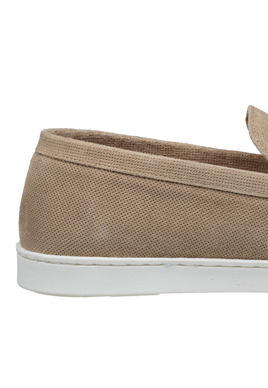 Zand beige Wildleder Lugano Loafer