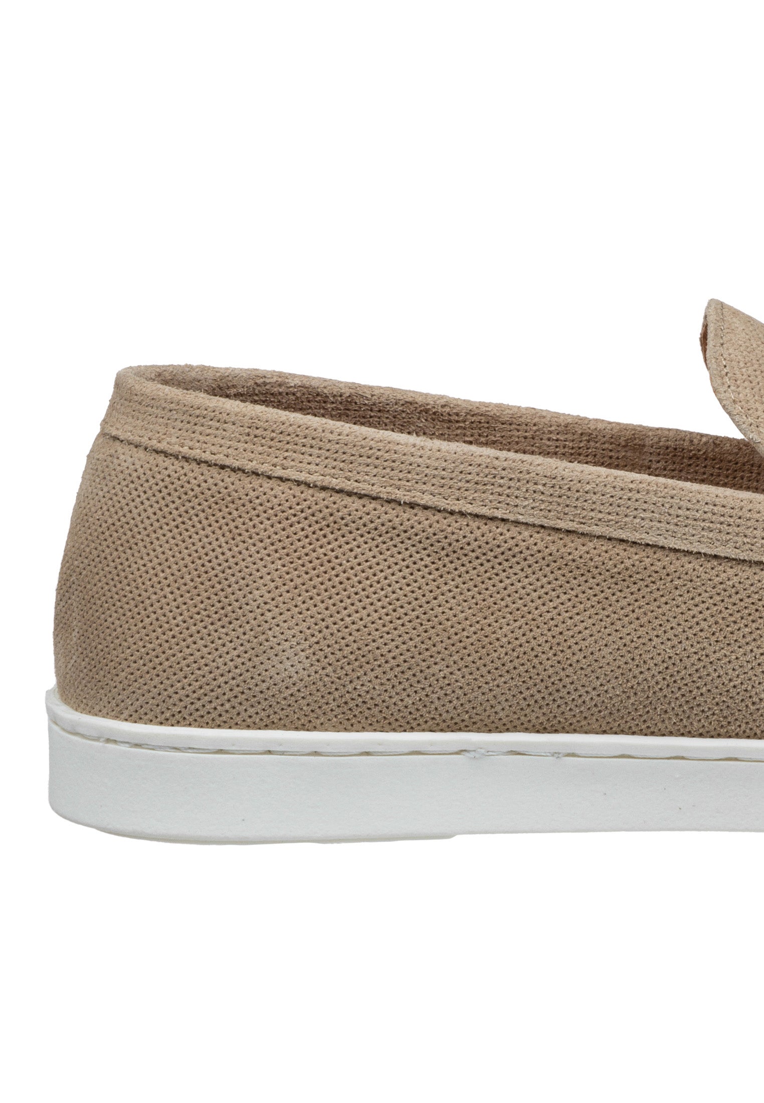 Zand beige Wildleder Lugano Loafer