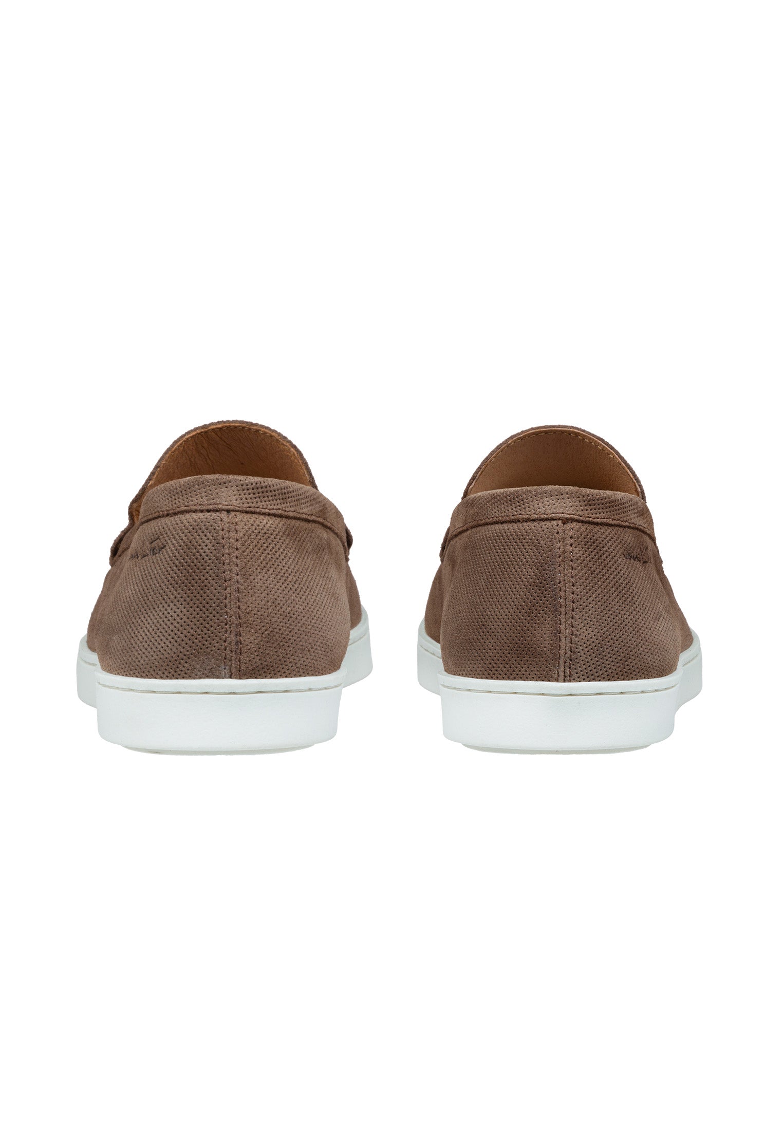 Hellbrauner Lugano Loafer aus Wildleder