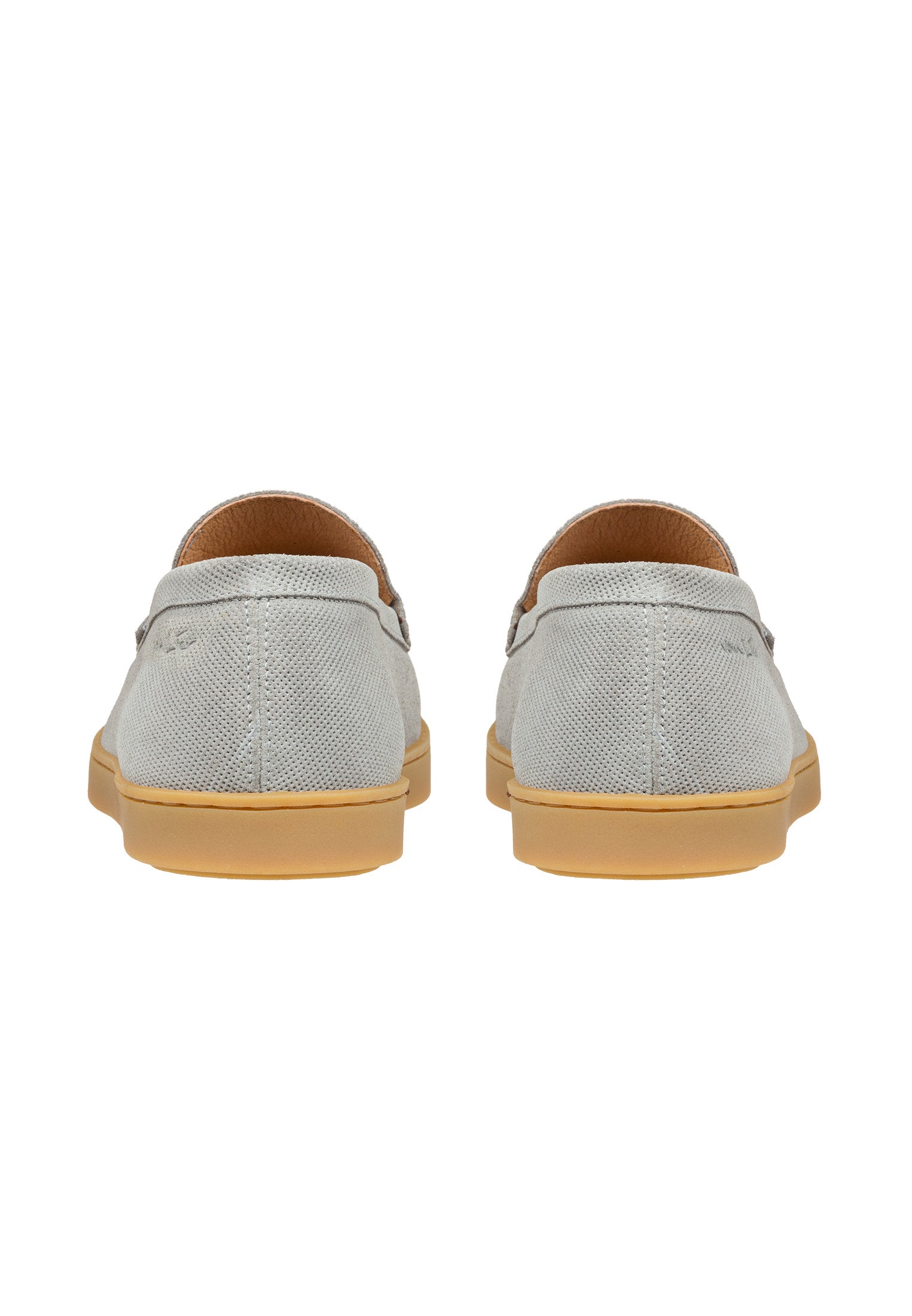 Hellgrauer Wildleder Lugano Loafer