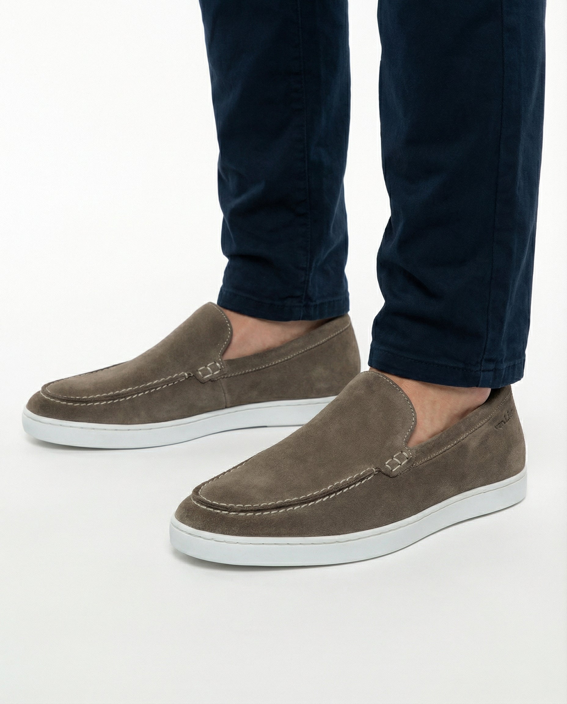 Taupe Wildleder Lugano Loafer