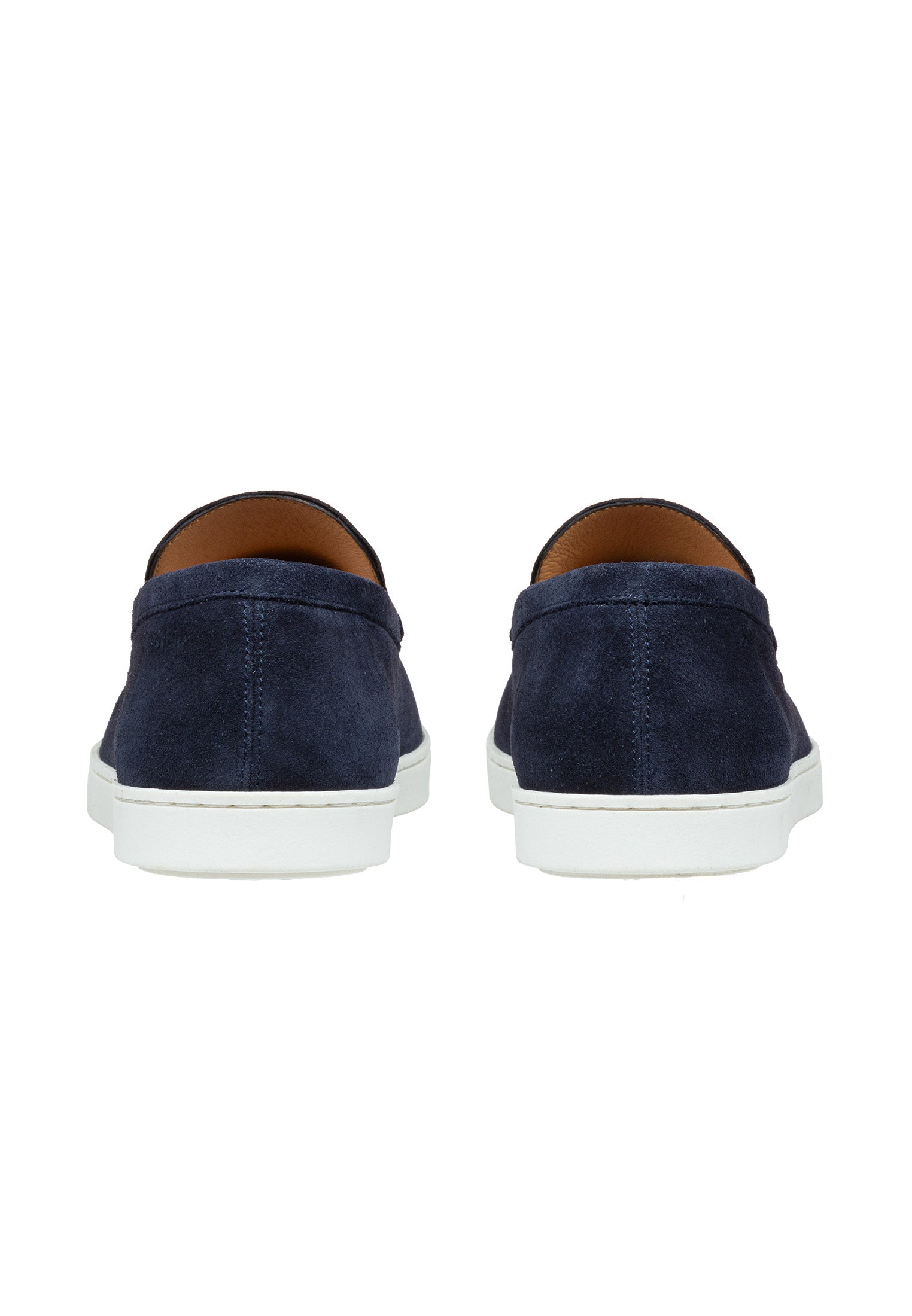 Navy blaue Wildleder Lugano Loafer