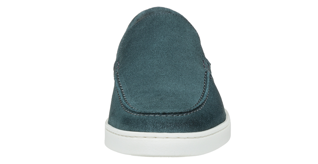 Petrol blauw suède Lugano loafer