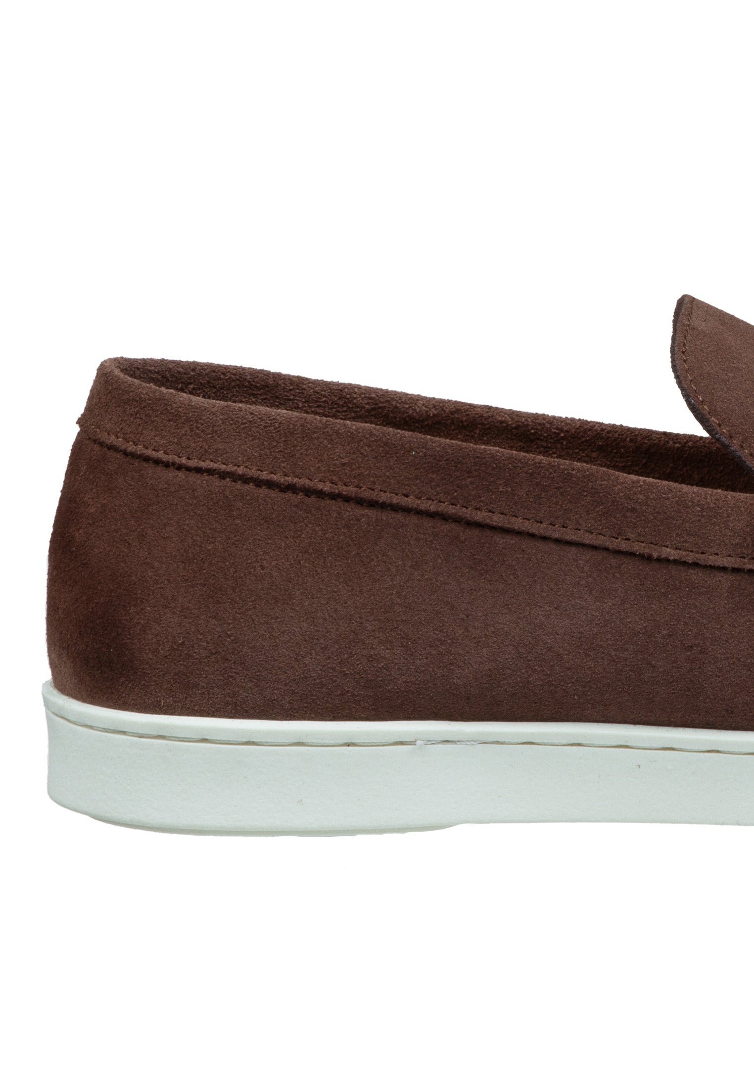 Dunkelbrauner Wildleder Lugano Loafer