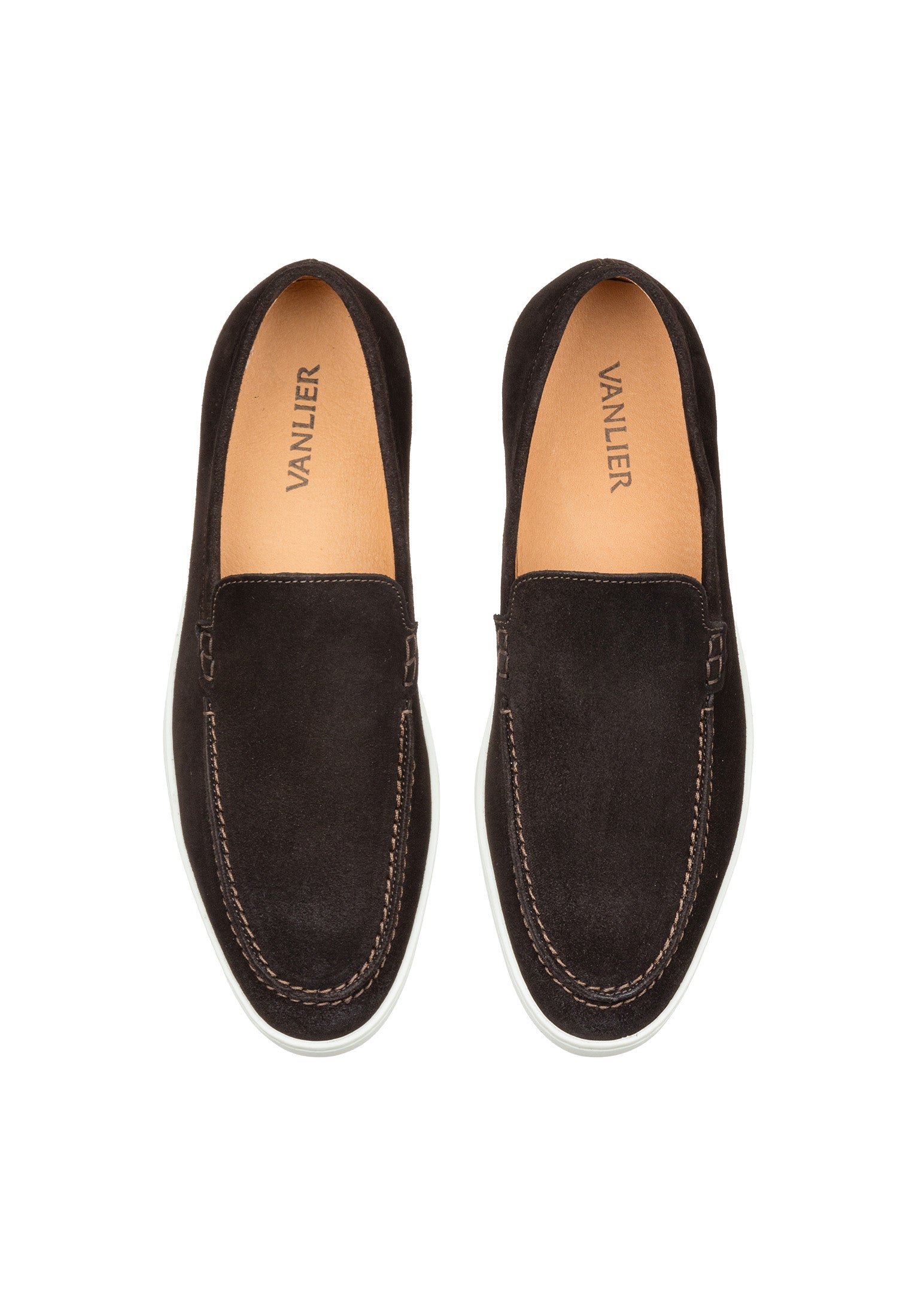 Testa di moro bruin suède Lugano loafer
