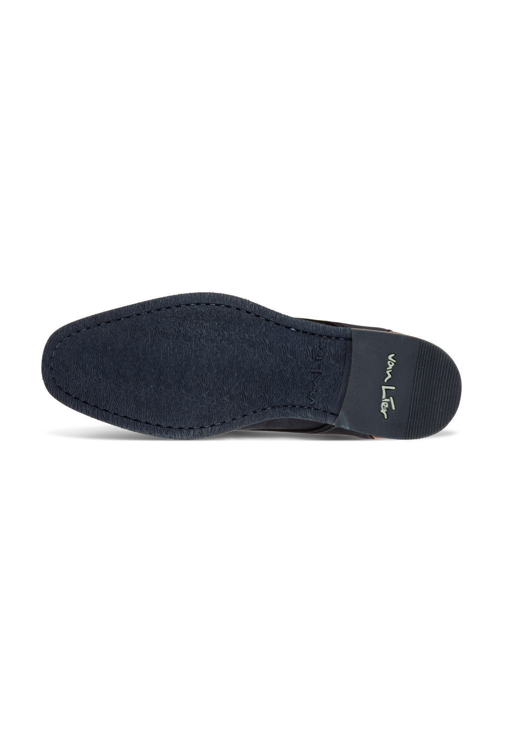 Navy blauw nubuck Amalfi halfhoge veterschoen