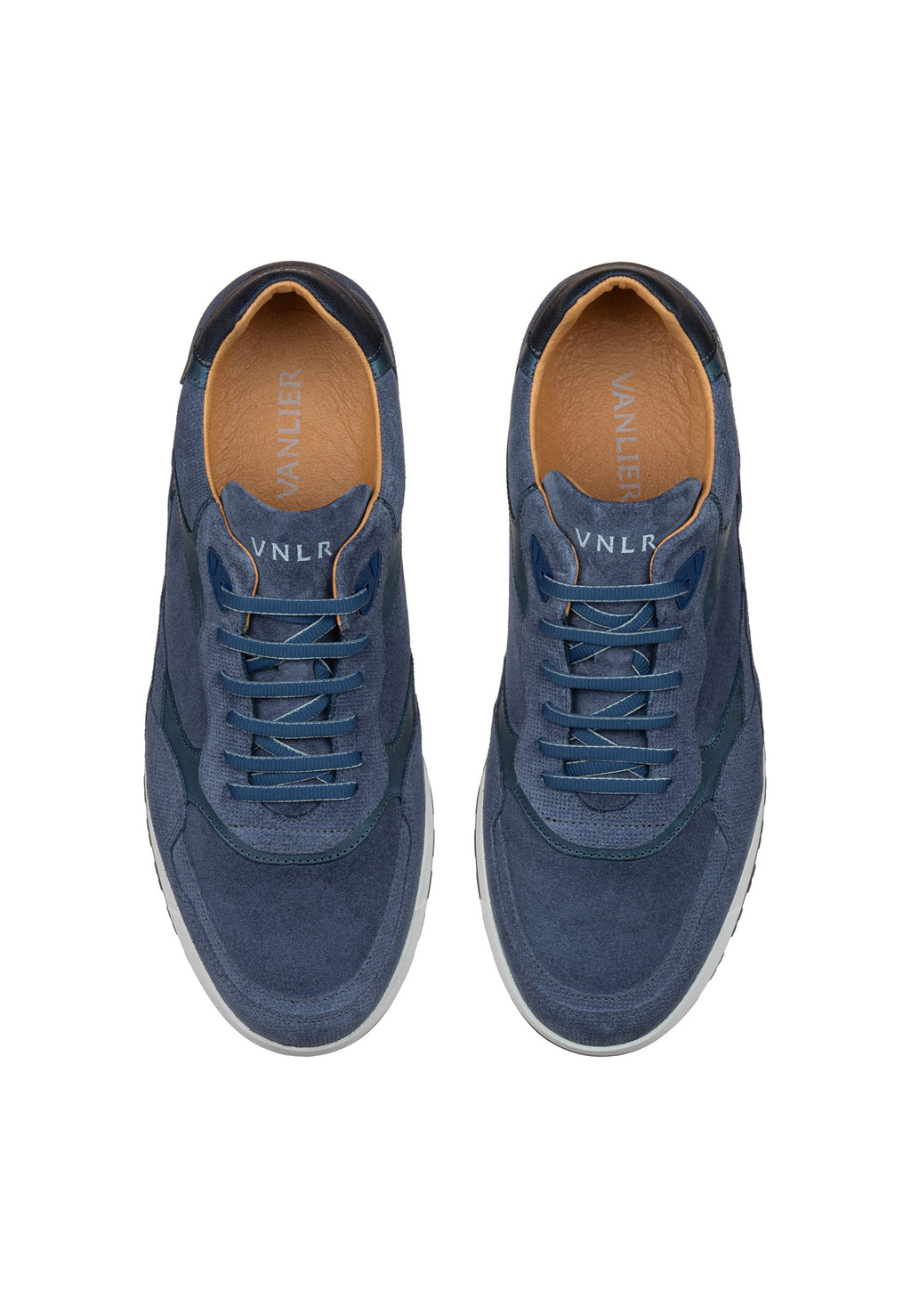 Blauwe suède Ravello sneaker