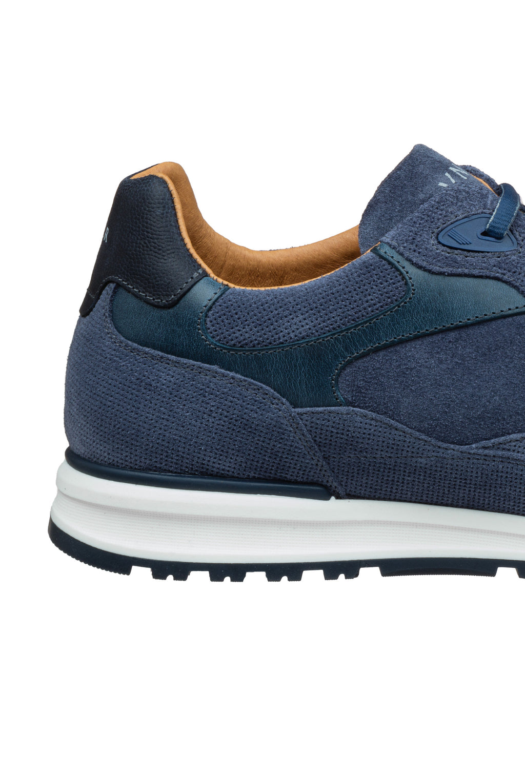 Blauwe suède Ravello sneaker