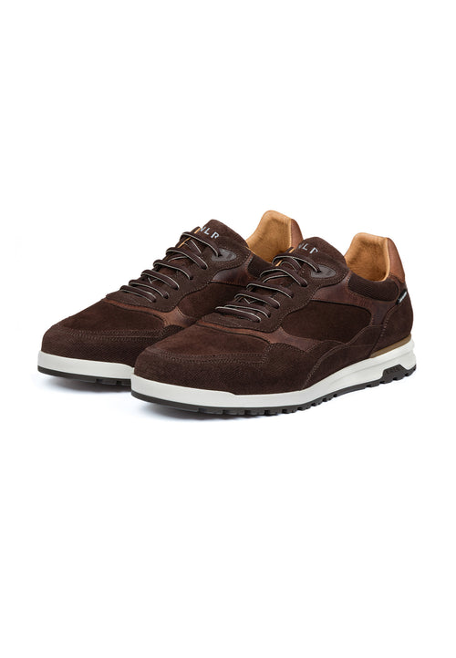 Testa di Moro brauner Wildleder Ravello Sneaker