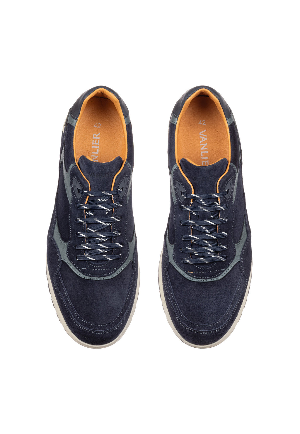 Navy blauw suède Ravello sneaker