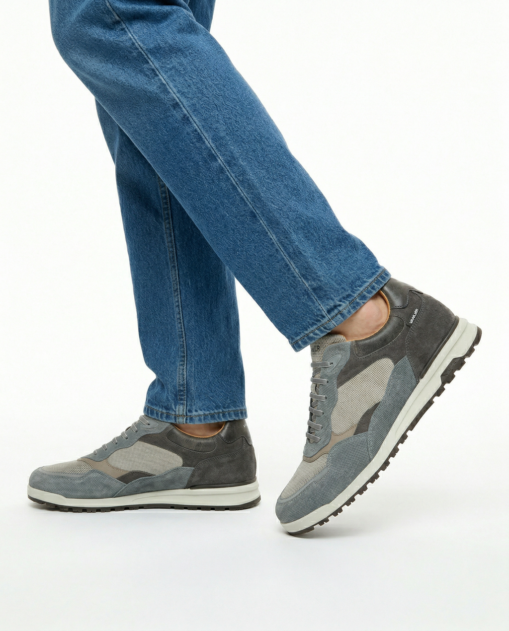 Grijs blauw combi Ravello sneaker