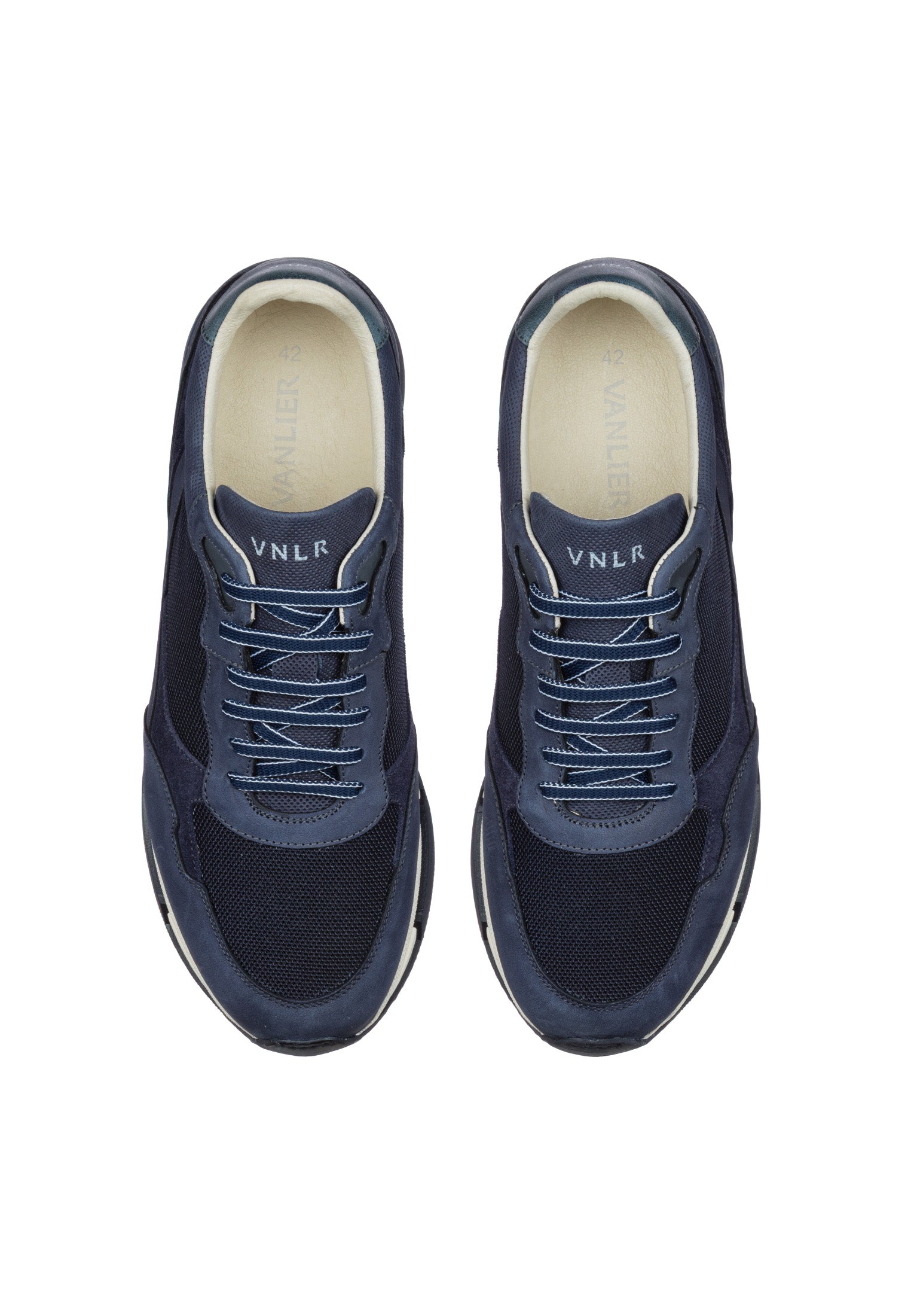 Navy blauw combi Romeo sneaker