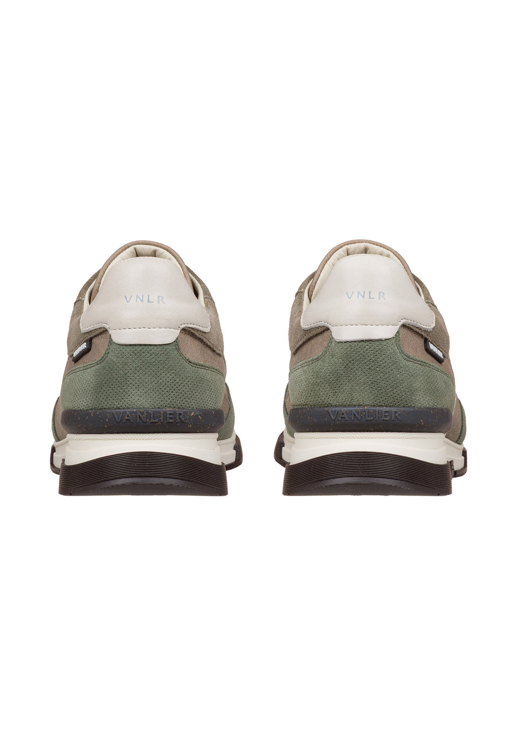 Bruin groen combi Romeo sneaker