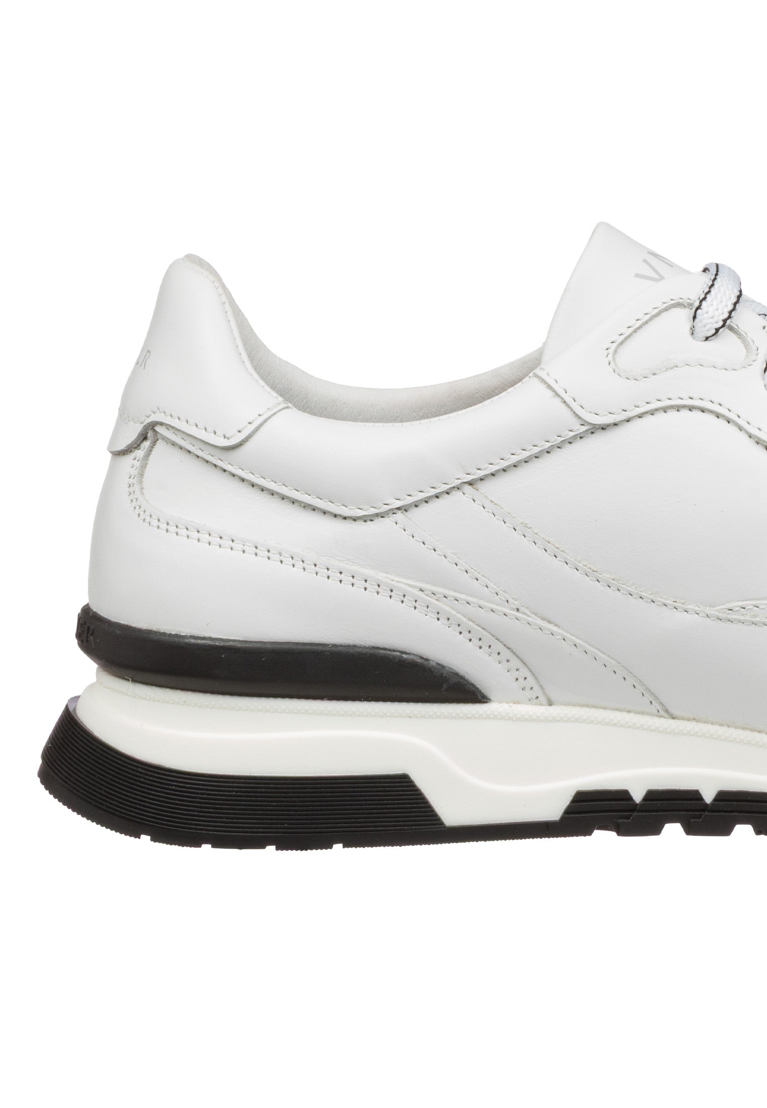 Wit gladleren Romeo sneaker