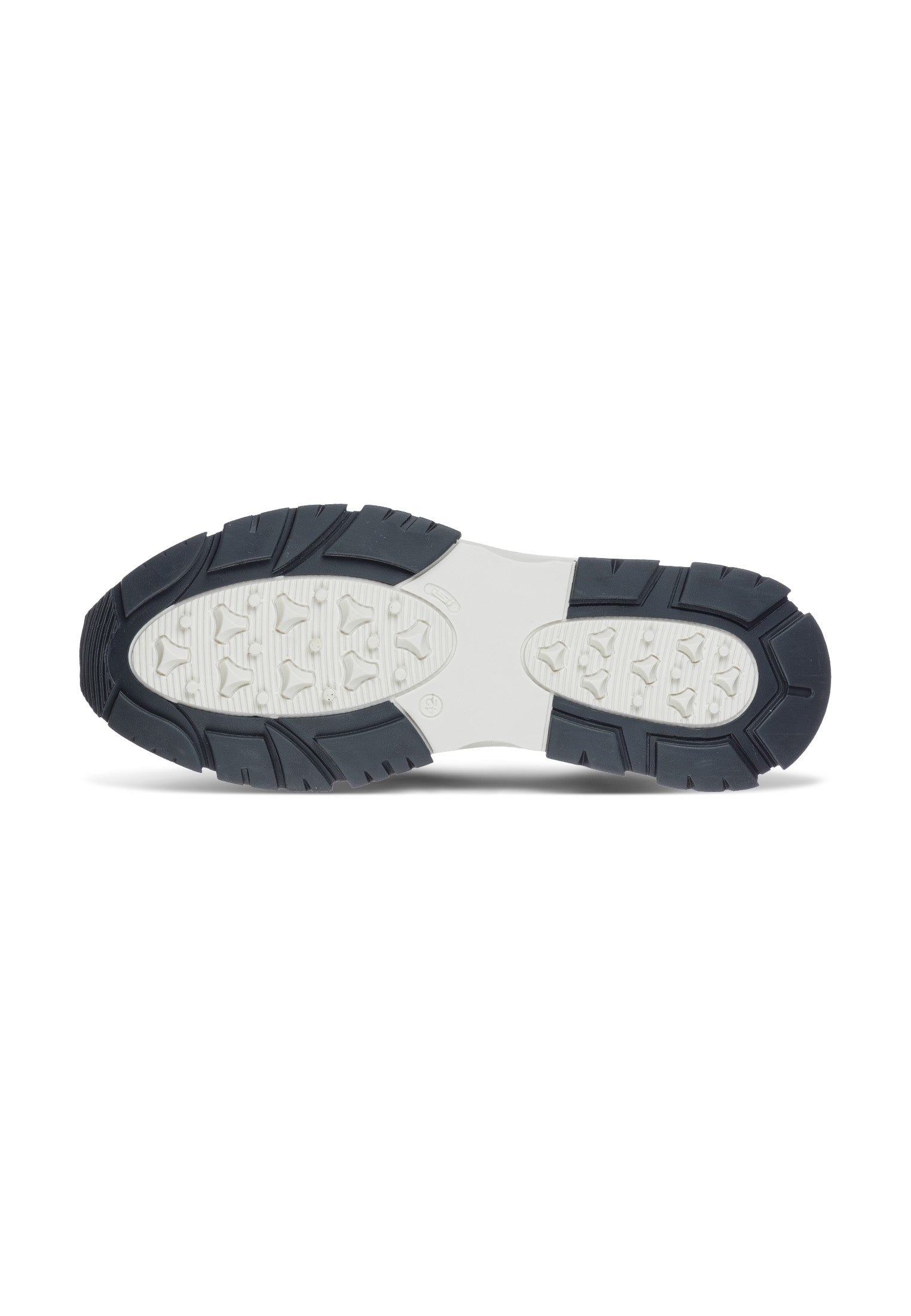 Graublauwe nubuck Loafer sneaker