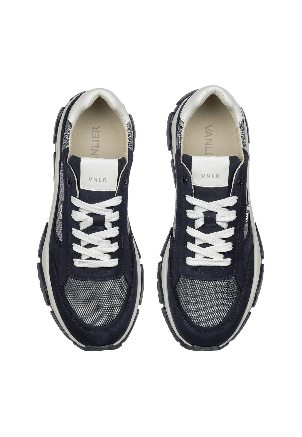 Navy blauw combi Loafer