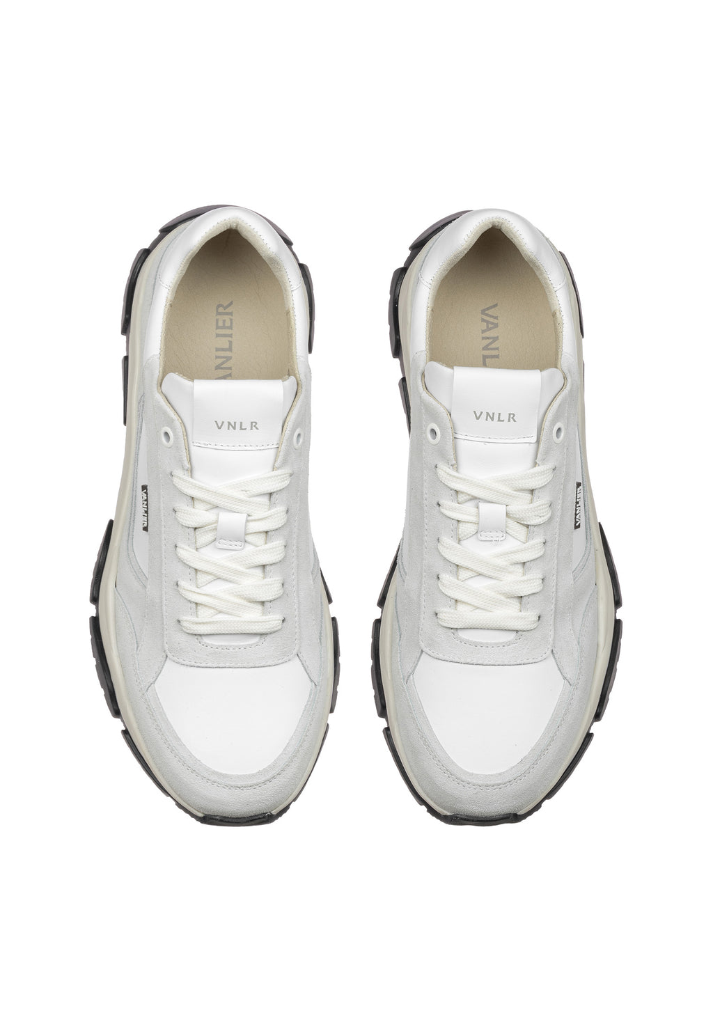 Wit combi suède Loafer Raptor sneaker