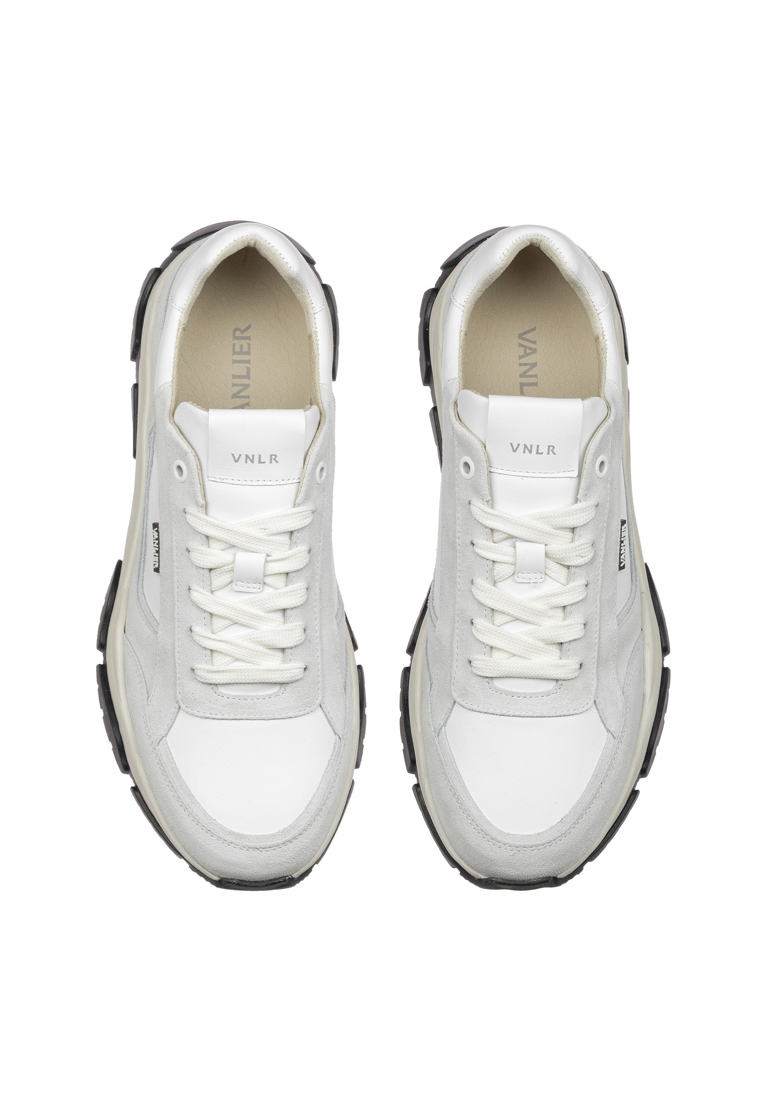 Wit combi suède Loafer Raptor sneaker