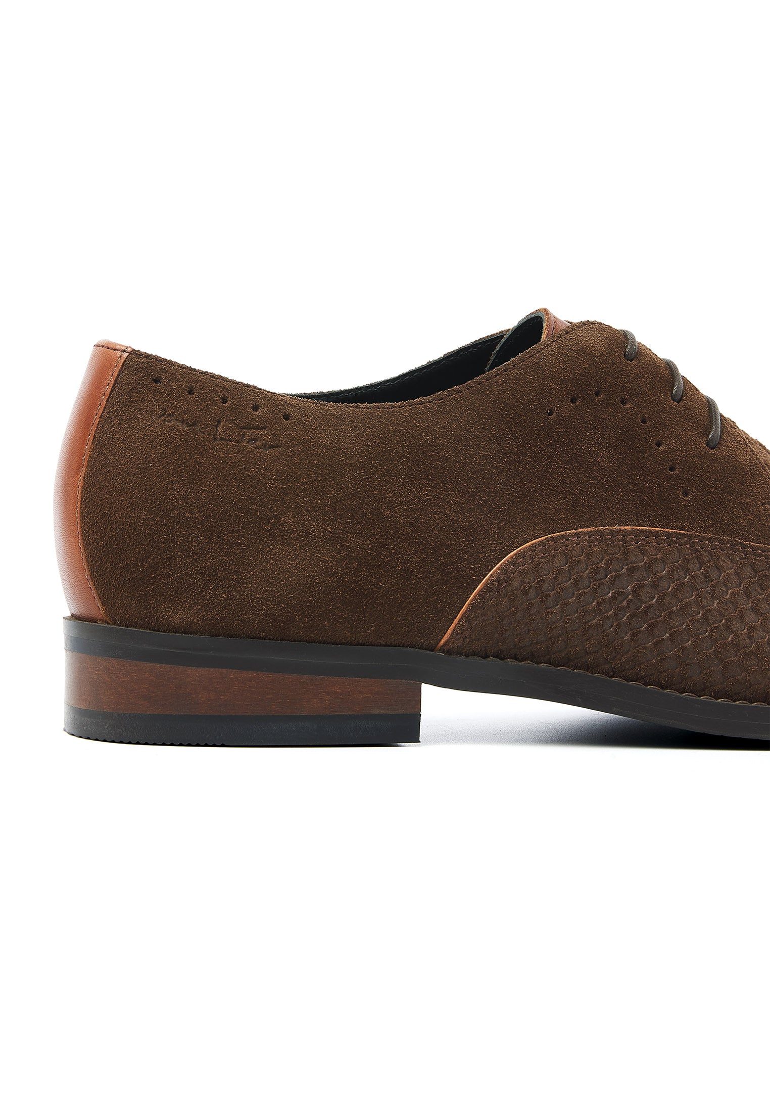 Testa di Moro braunes Wildleder Bregenz Schnürschuh