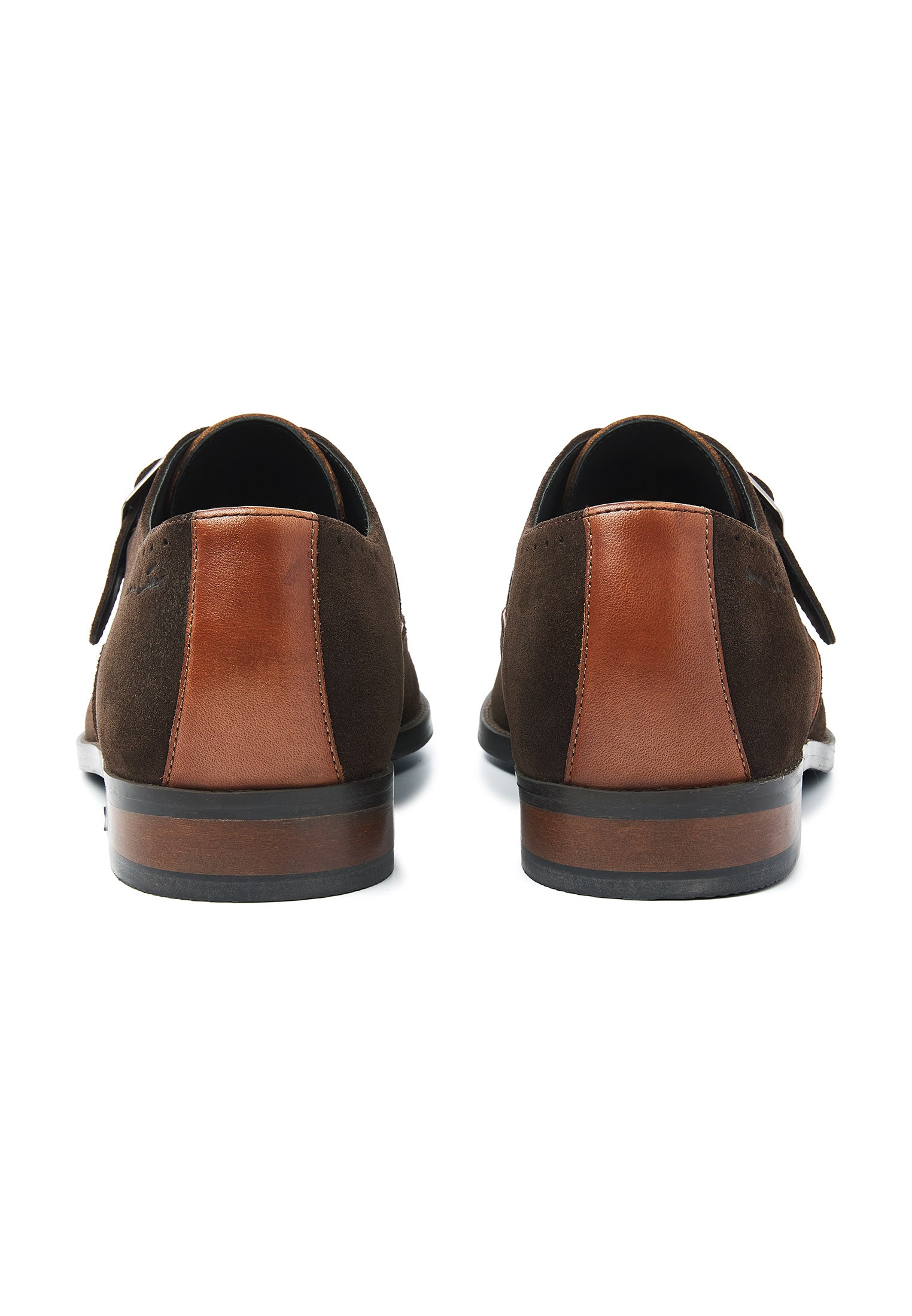 Dunkelbrauner Wildleder Loafer Bregenz Schnallenschuh