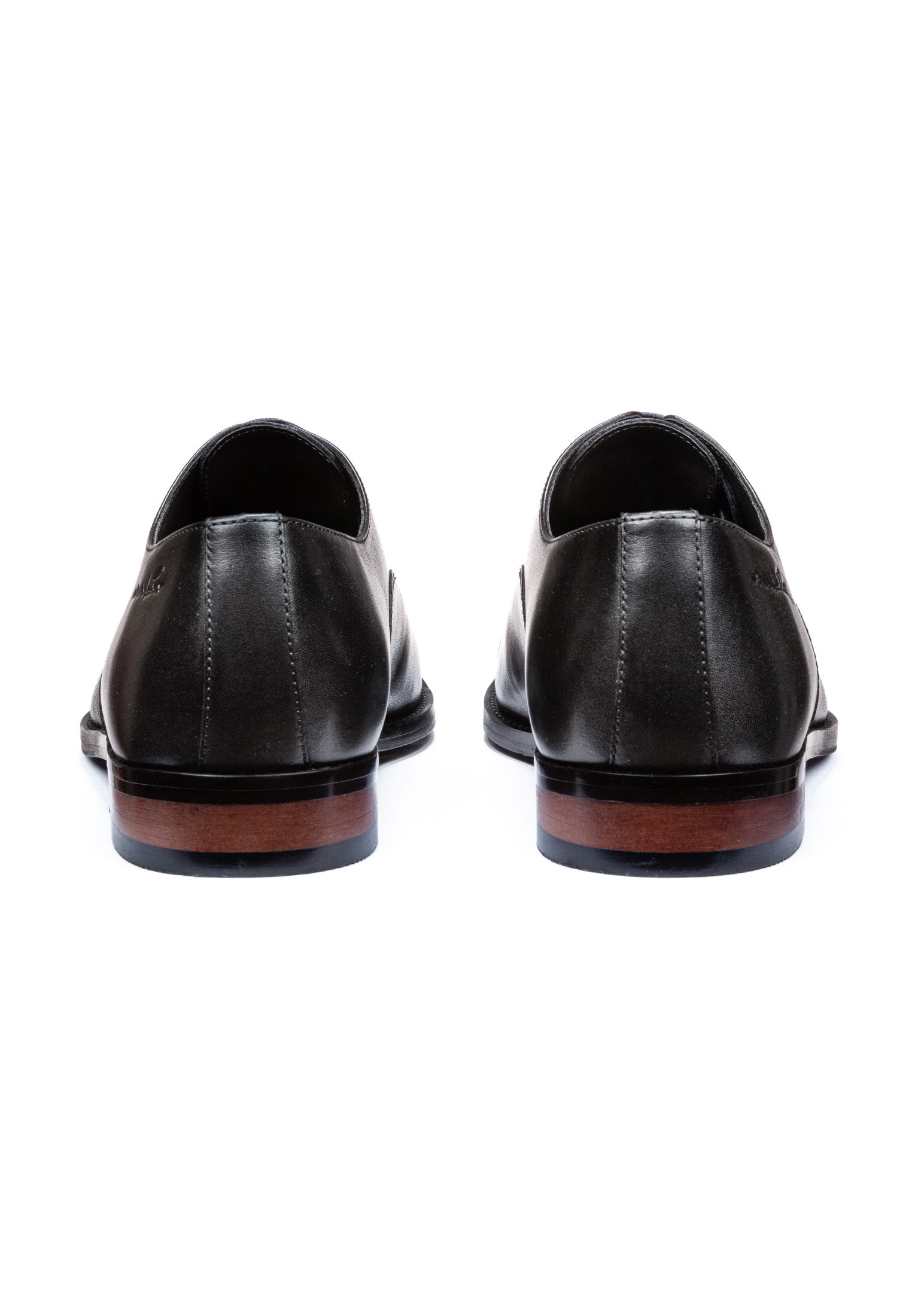 Schwarzer Glattleder-Bregenz-Schnürschuh