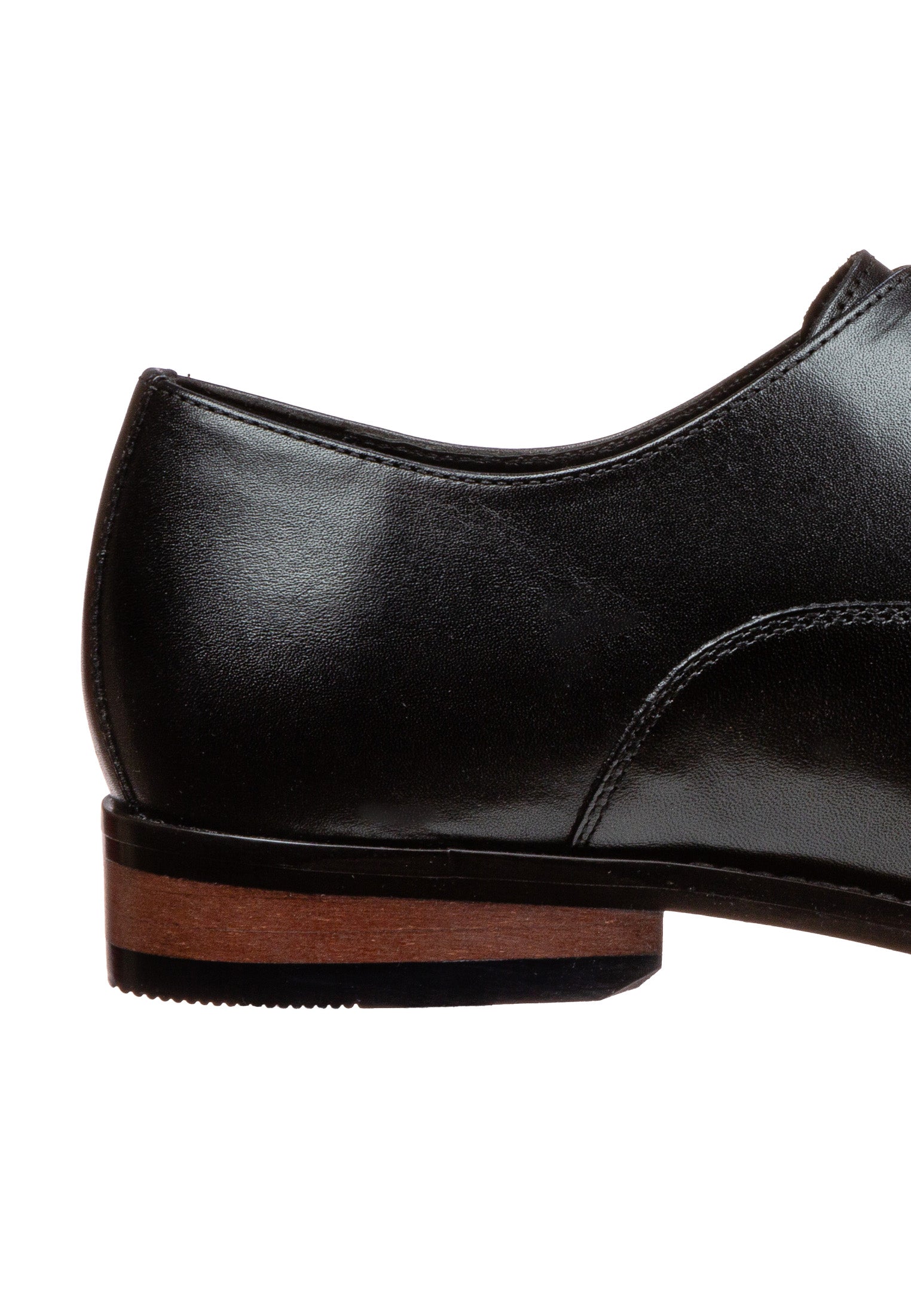 Schwarzer Glattleder-Bregenz-Schnürschuh