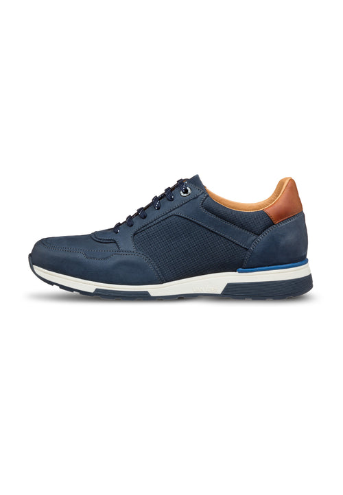 Navy Nubuck Positano Sneaker