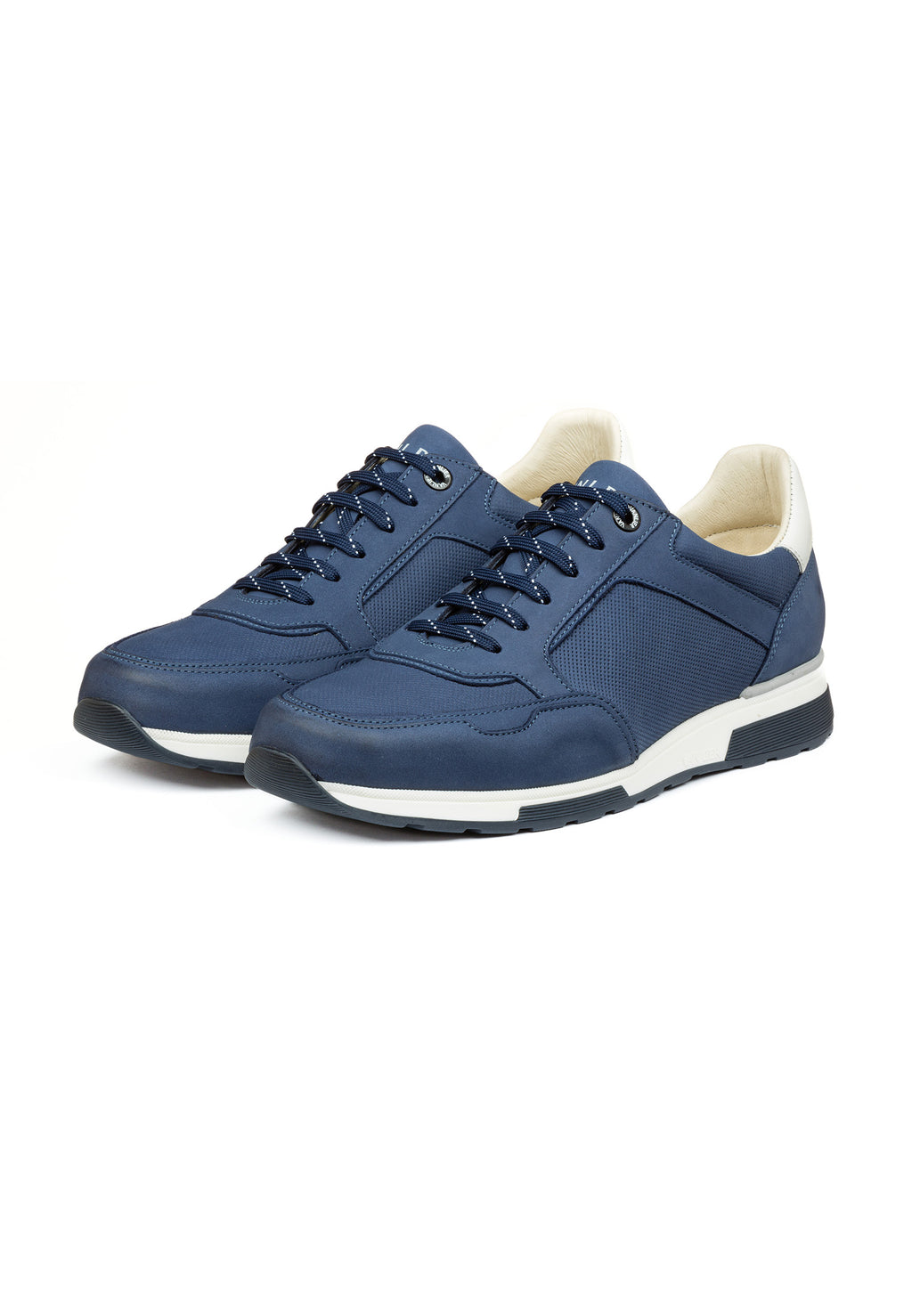 Blauer Nubuk Loafer