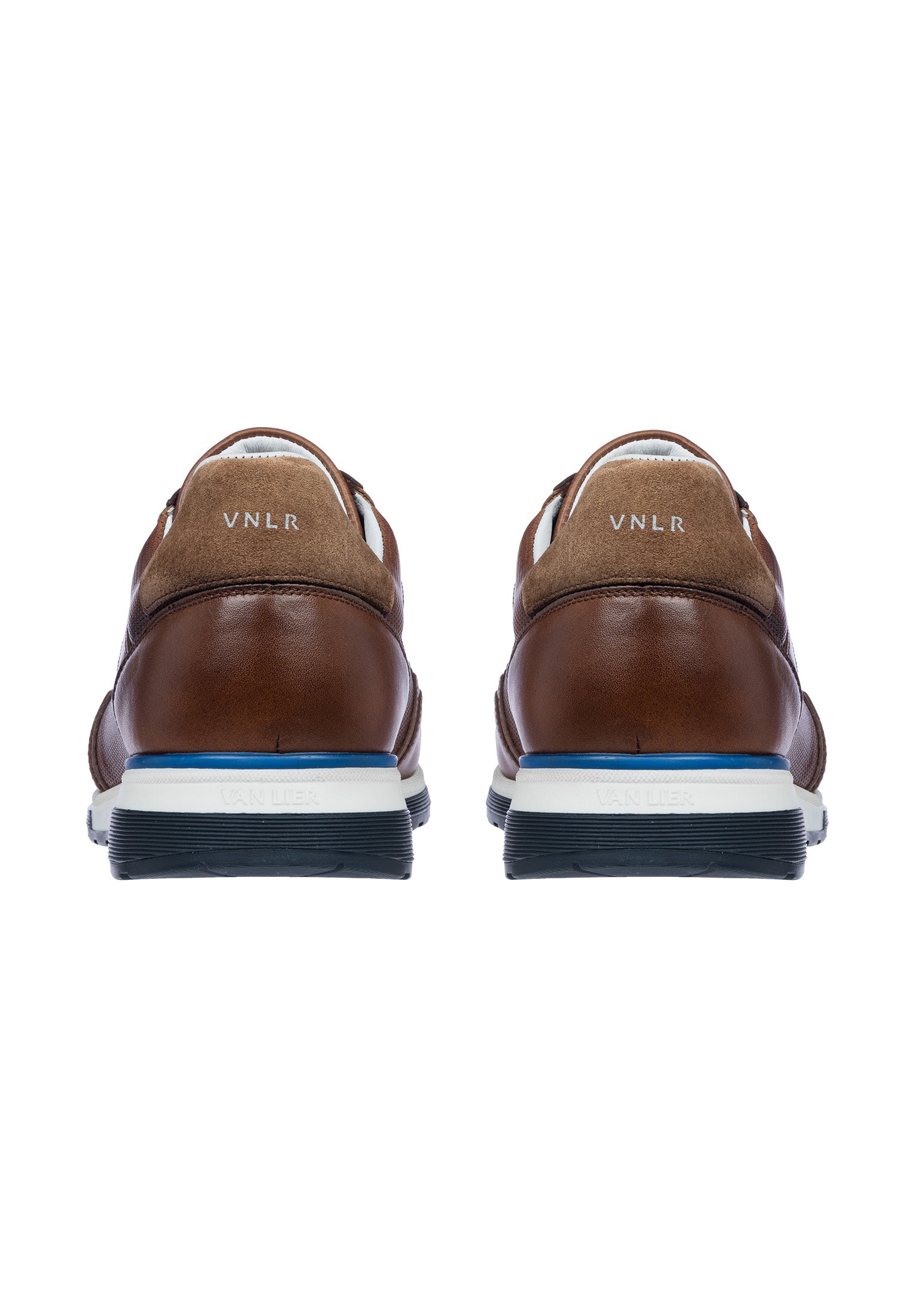 Bruin cognac gladleren Positano loafer