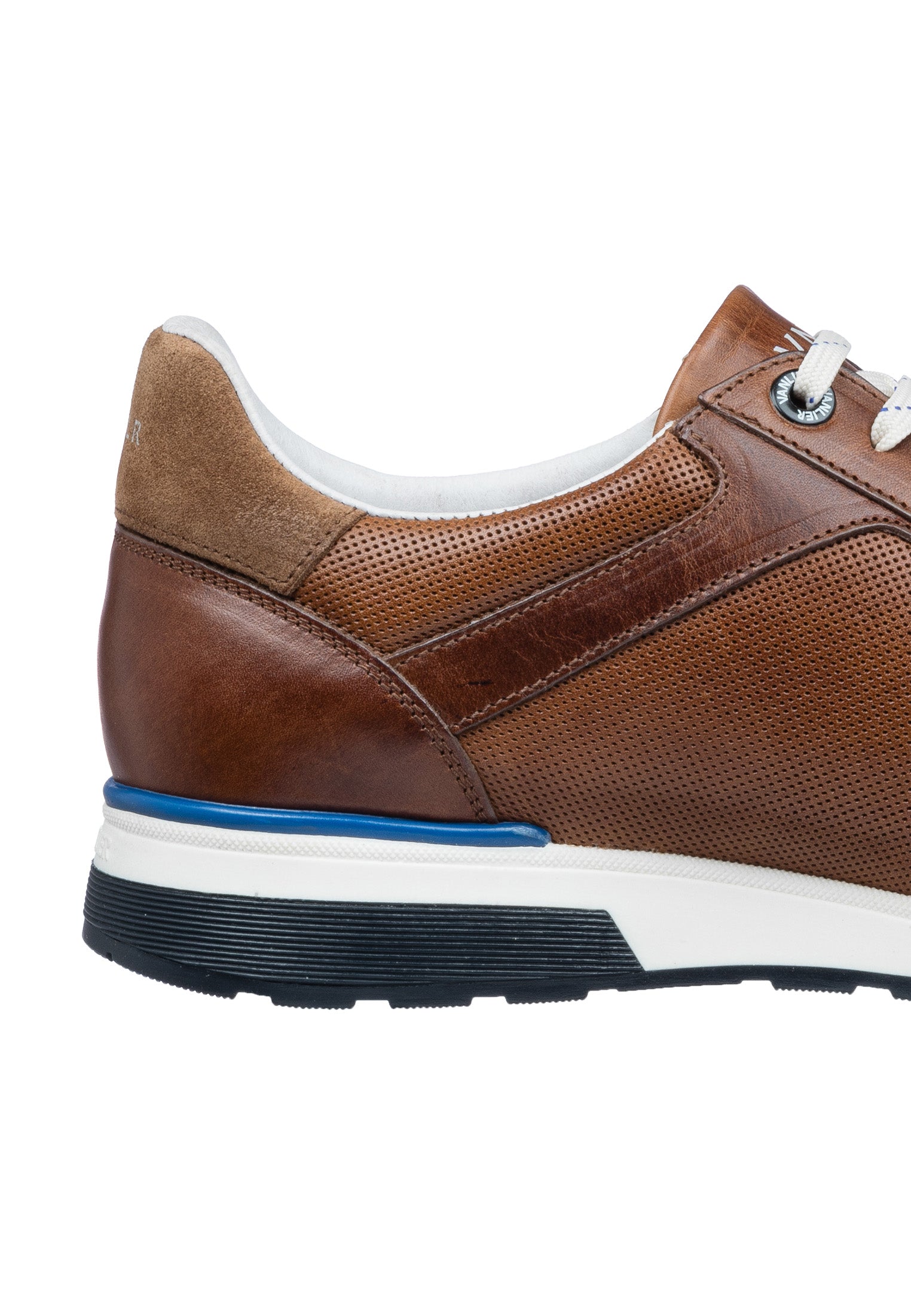 Bruin cognac gladleren Positano loafer