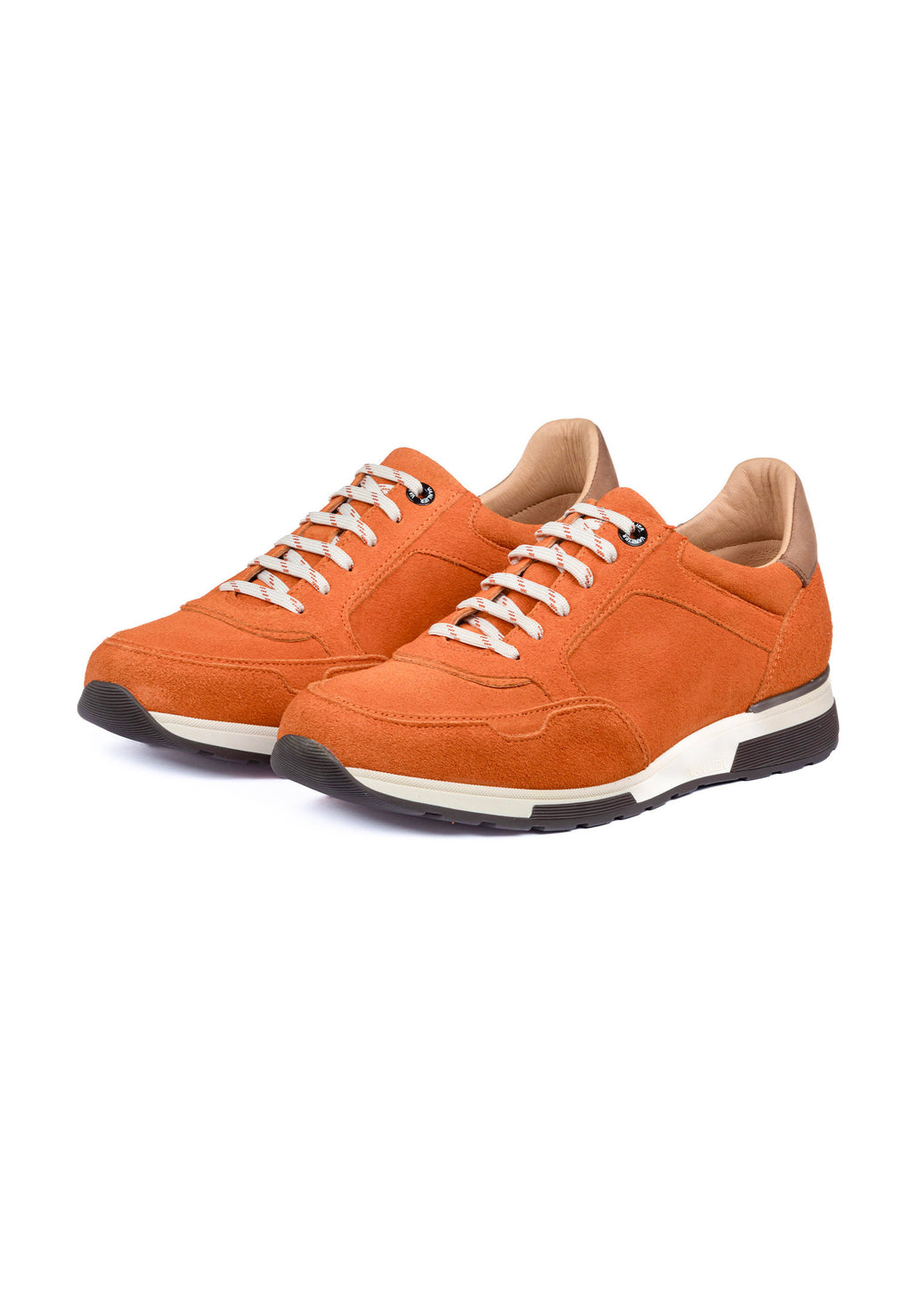 Oranje suède Positano sneaker