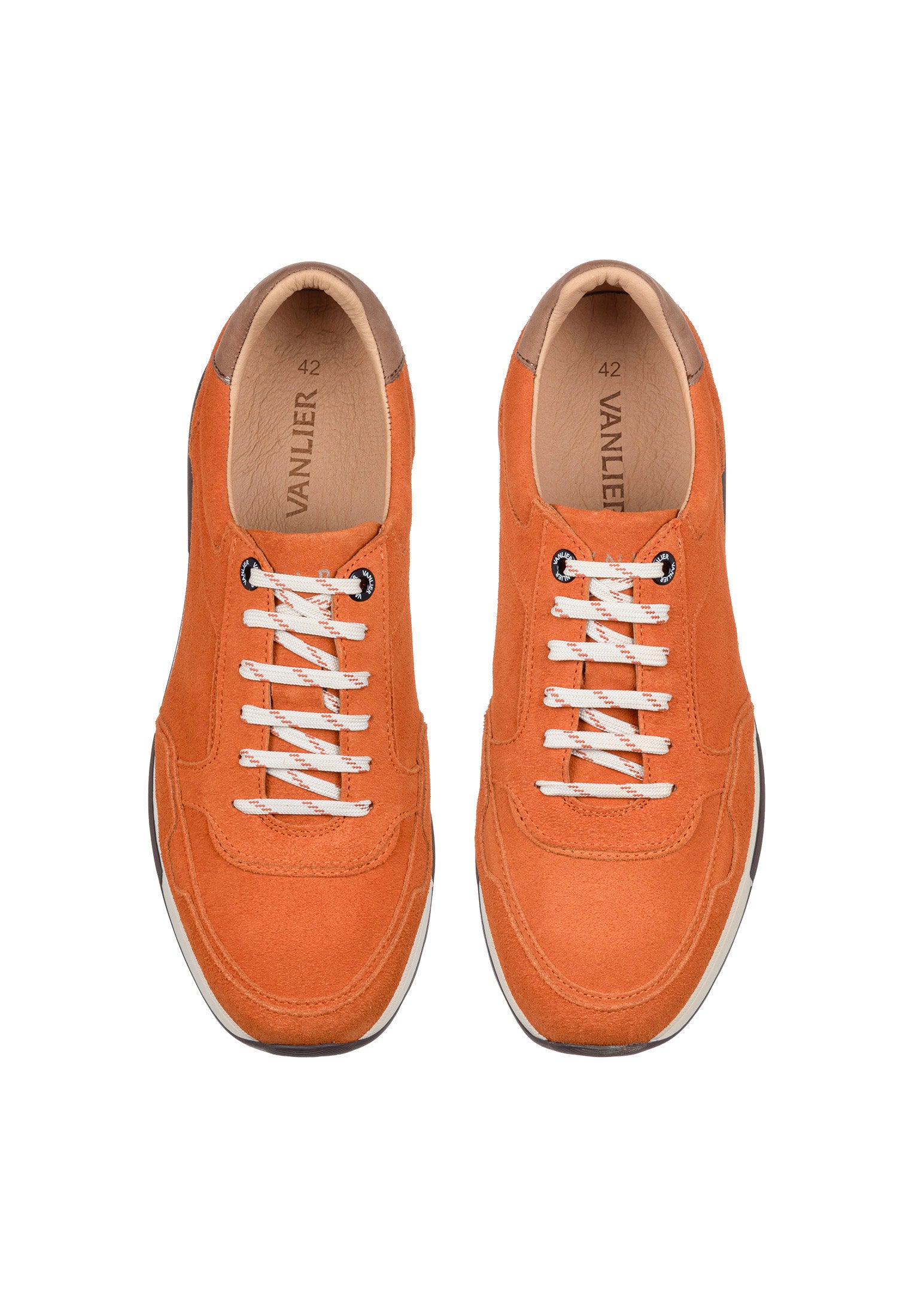 Oranje suède Positano sneaker