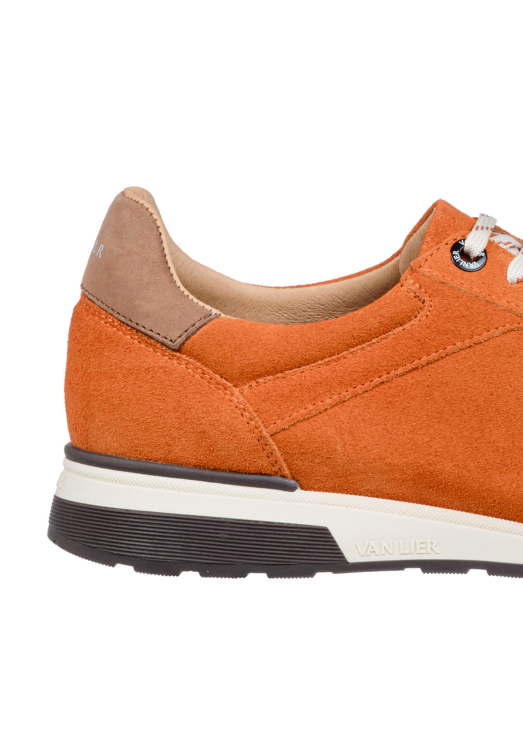 Oranje suède Positano sneaker