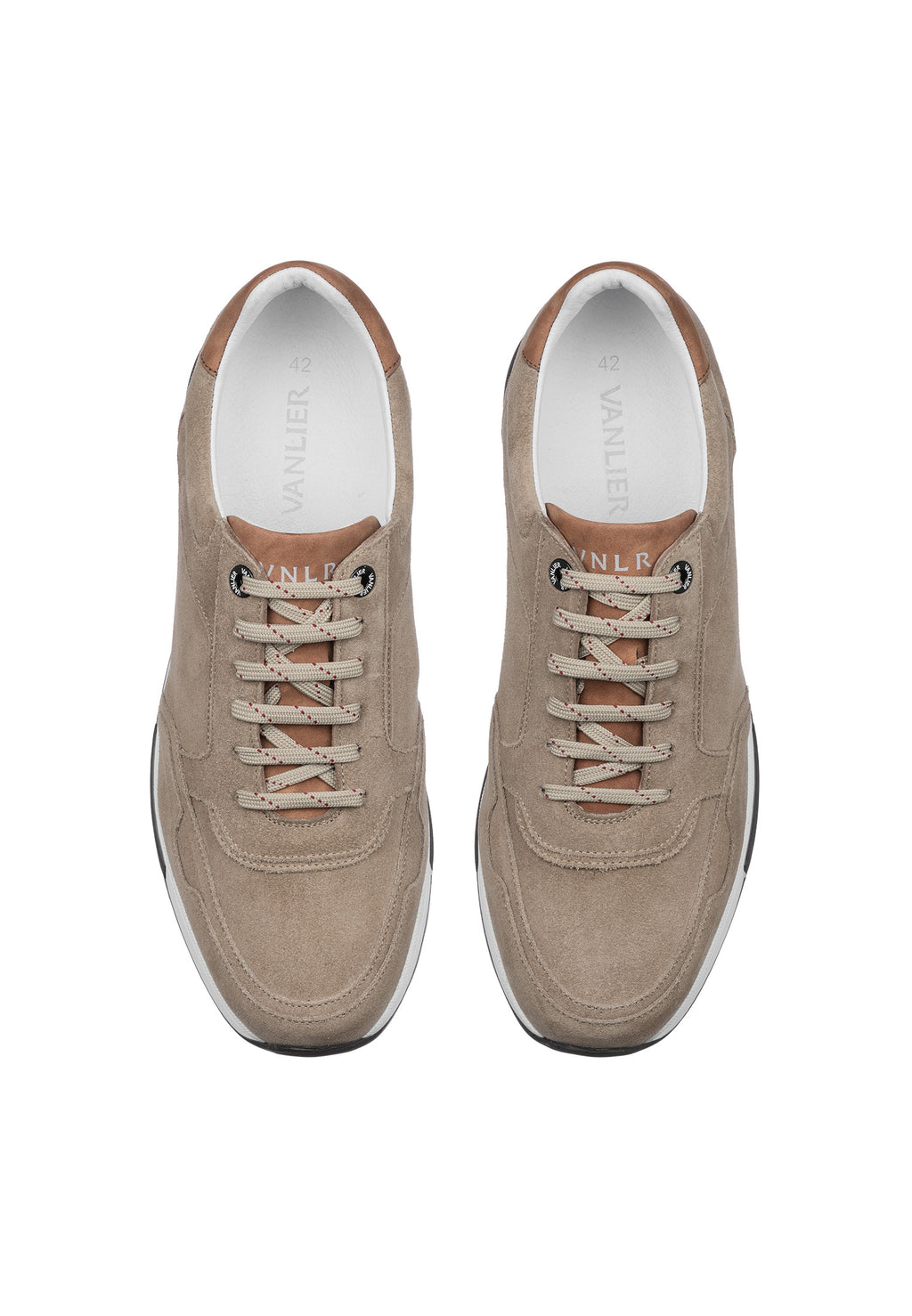 Taupe Wildleder Positano Sneaker