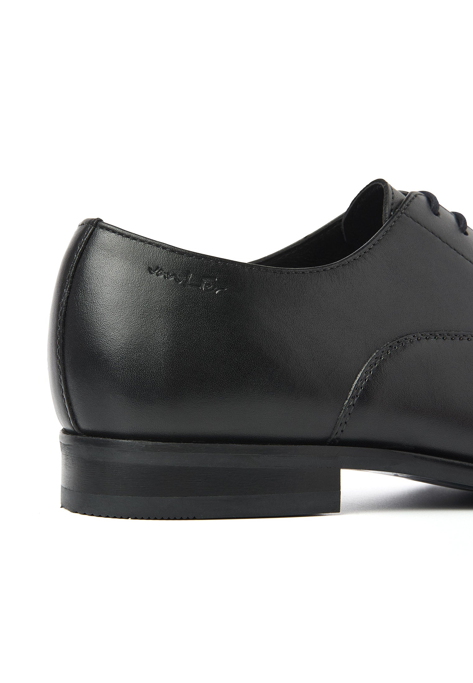 Schwarzer Glattleder Rhodes Schnürschuh