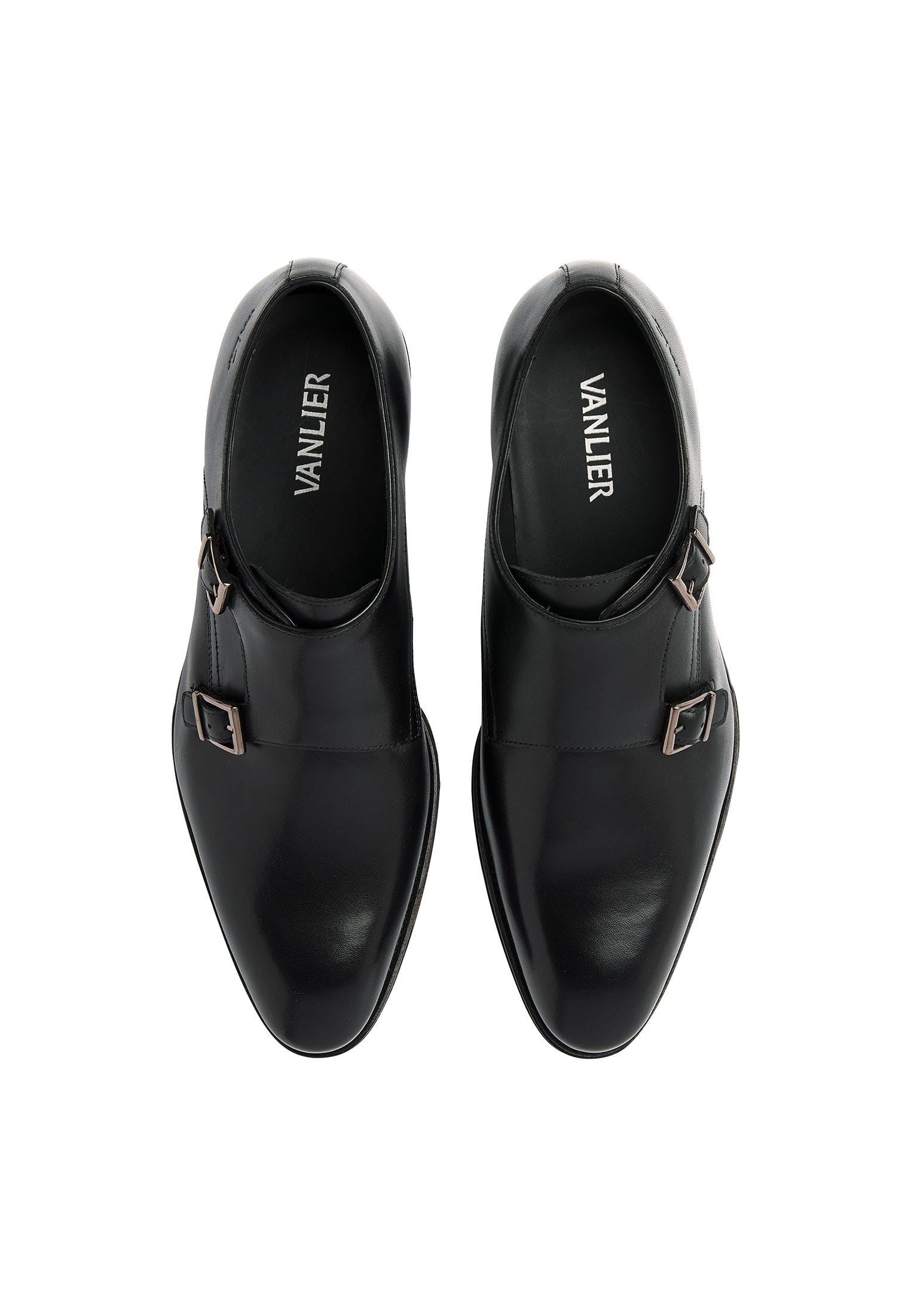 Schwarzer Glattleder Madison Schnallenschuh