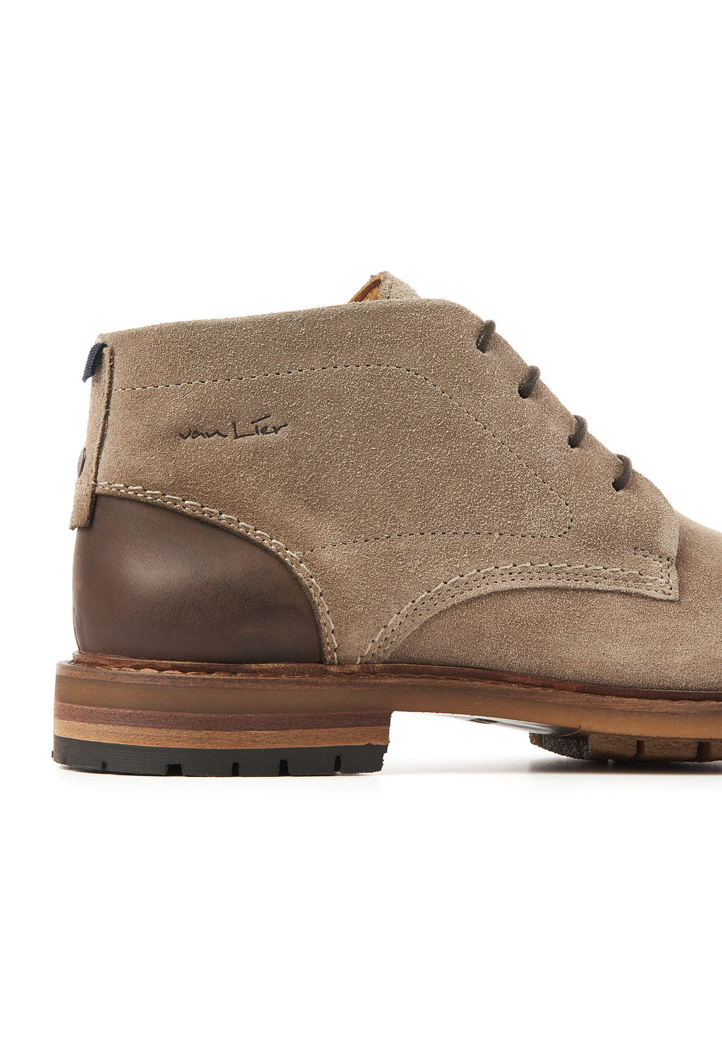 Taupe Wildleder Dino Boot